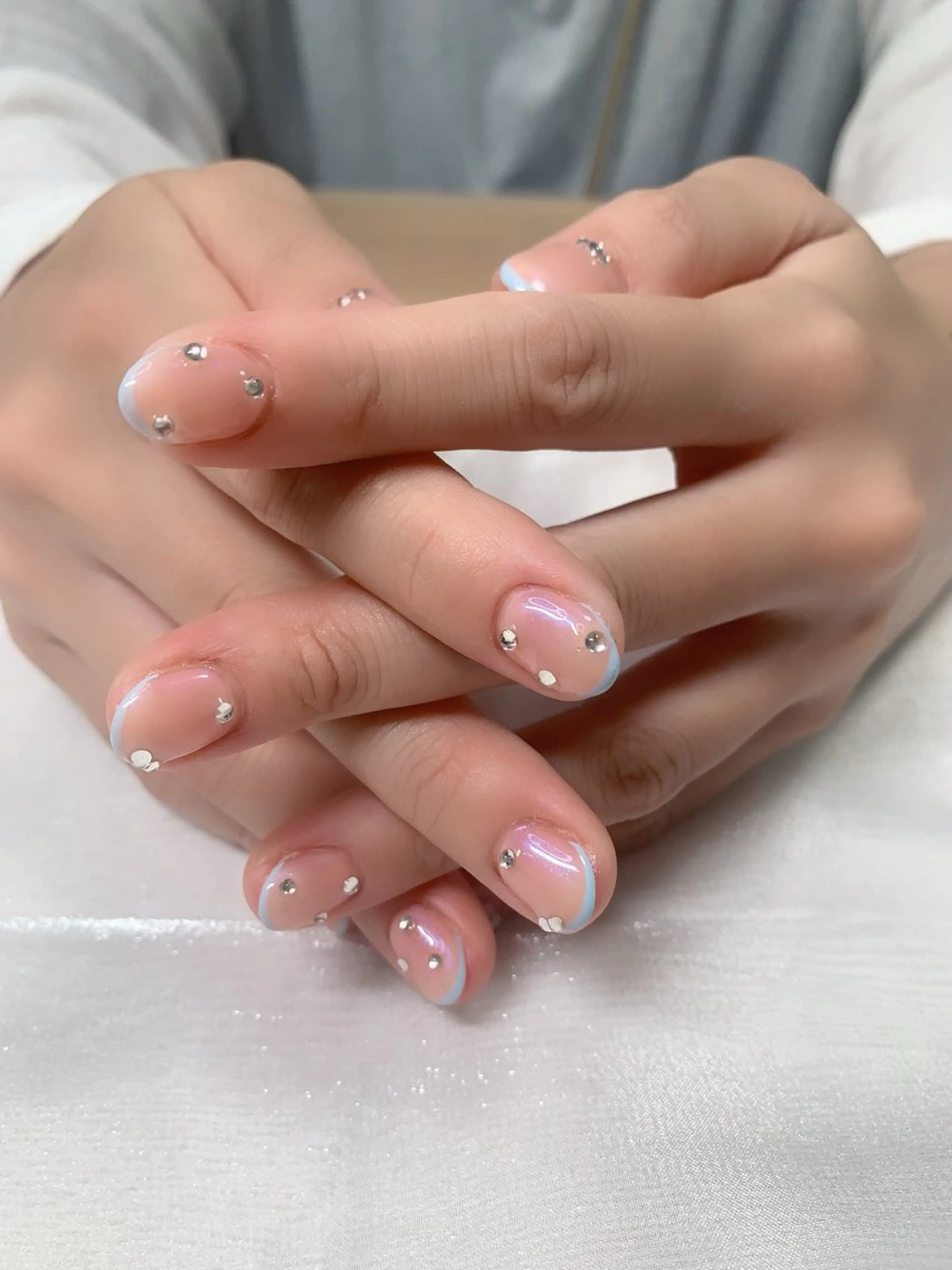 ネイル フレンチネイル オフィスネイル Cute Tips nailのネイルデザイン