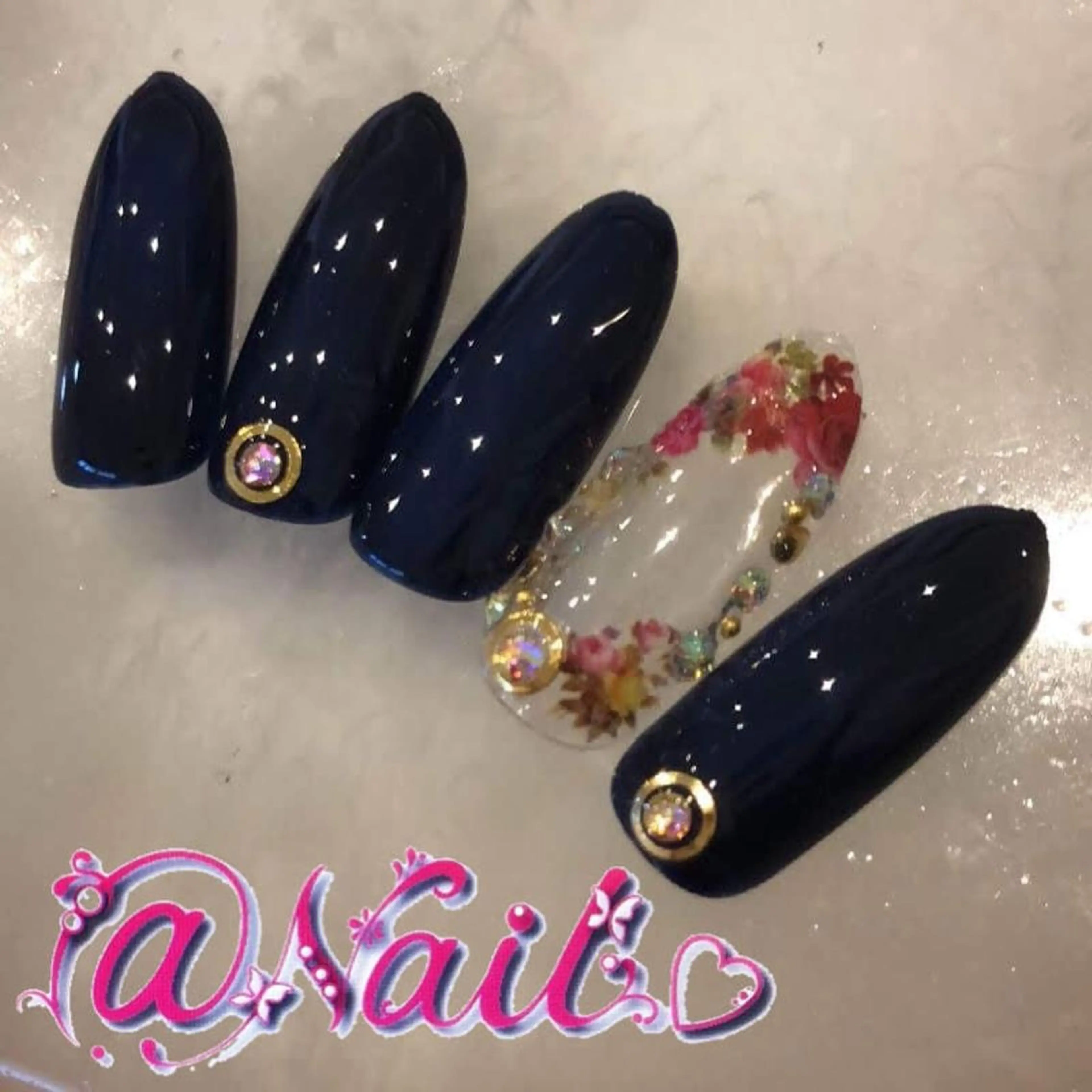 ネイル ネイルチップ 小尾 栞のネイルデザイン