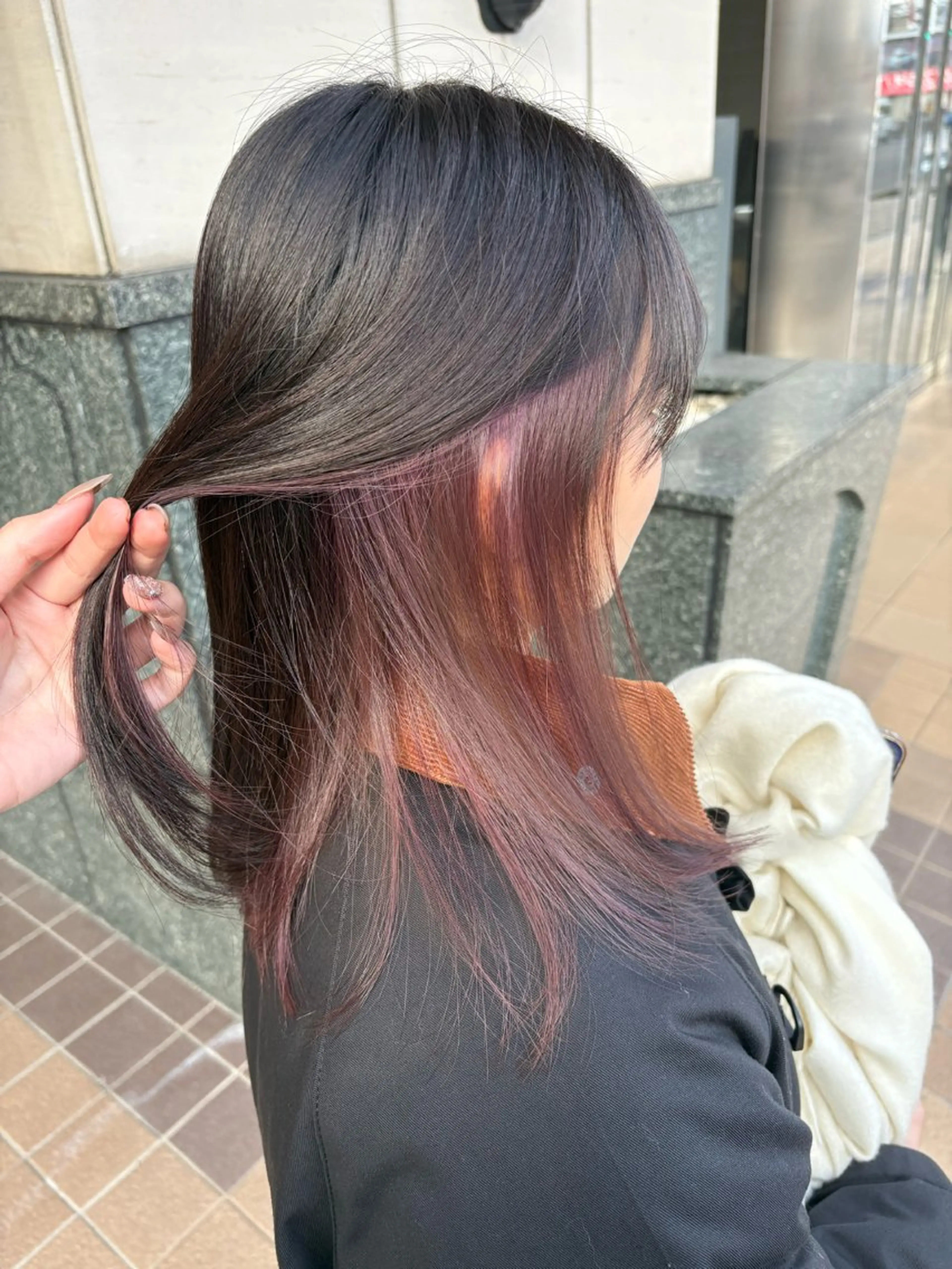 ミディアム ヘアカラー 西澤 綺羅のヘアスタイル