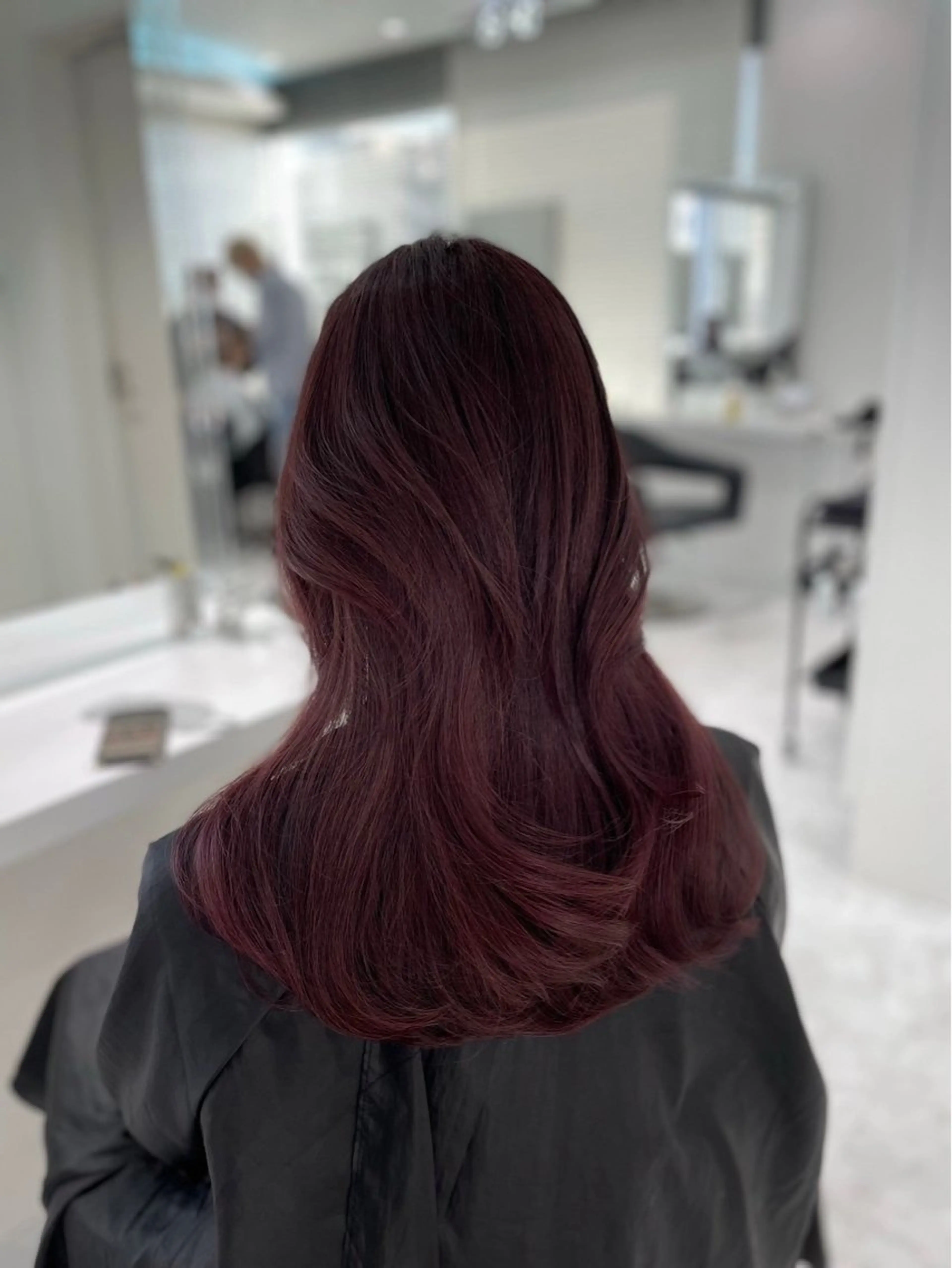 カラー レッドカラー girly❤︎暖色ヘ ア➰🎀HINANOのヘアスタイル