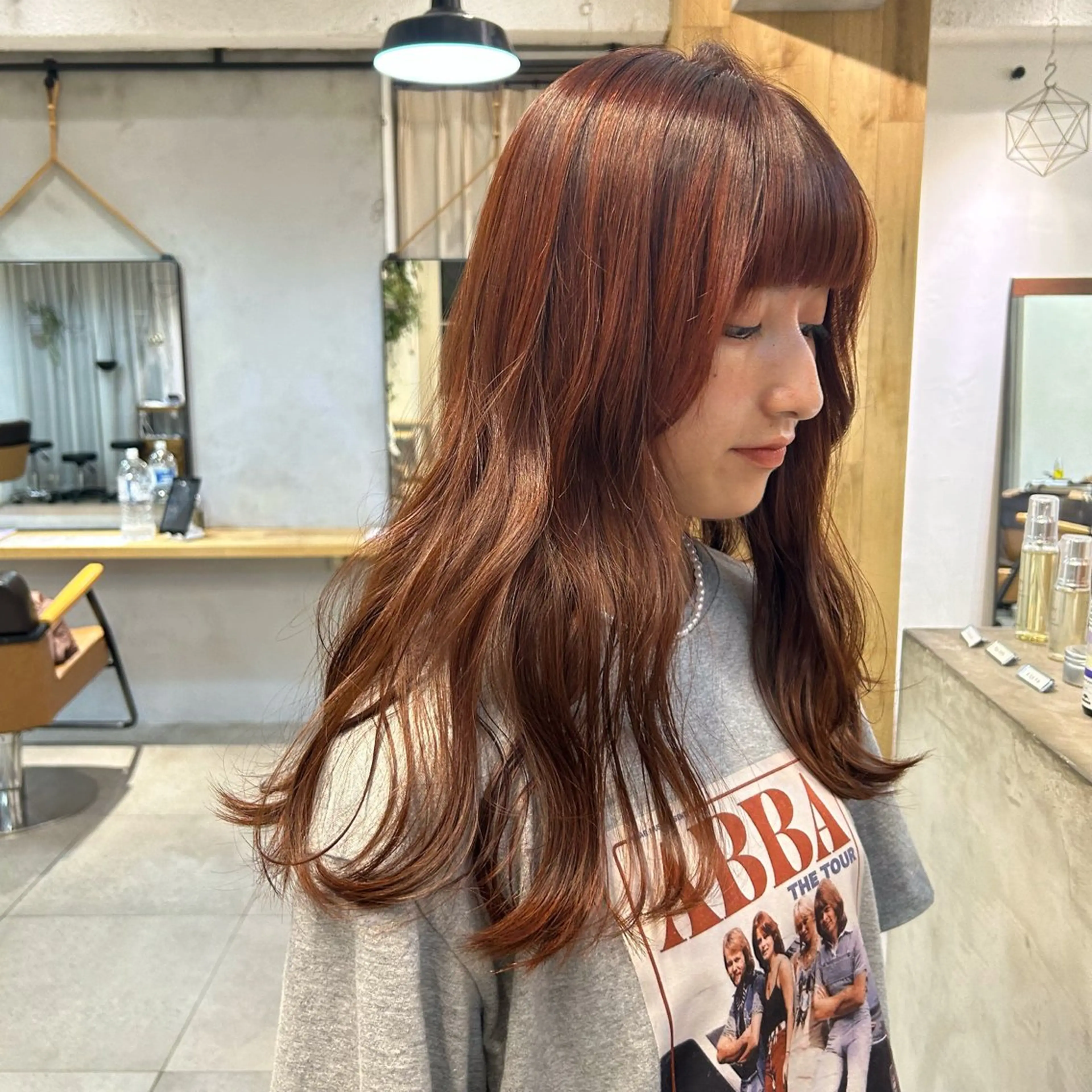 ロング カラー ヘアカラー じゅわっと暖色カラー 🍊Moemiのヘアスタイル