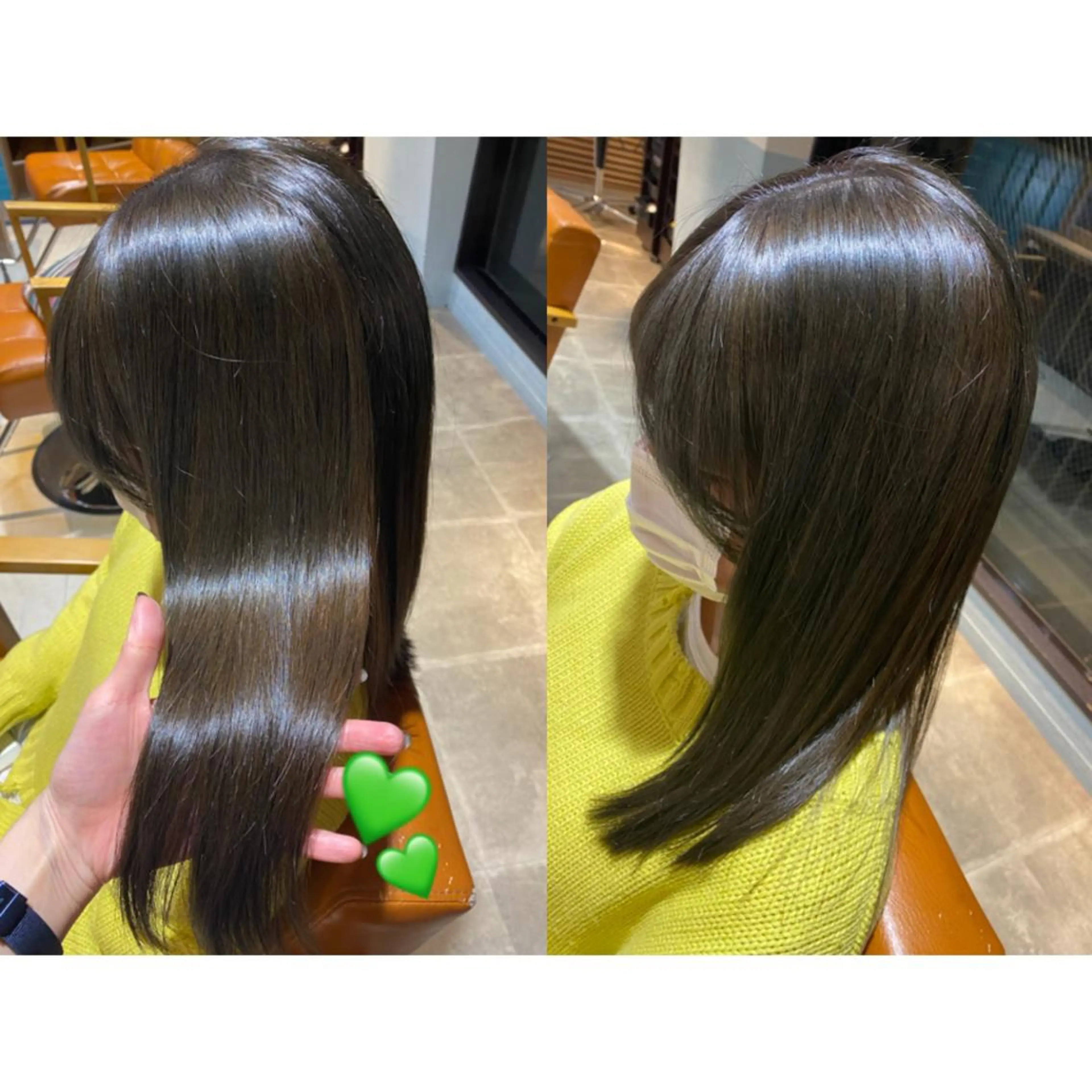 カラー ブラウンカラー マットブラウン 🐻結んで可愛い hair EMI🐻のヘアスタイル