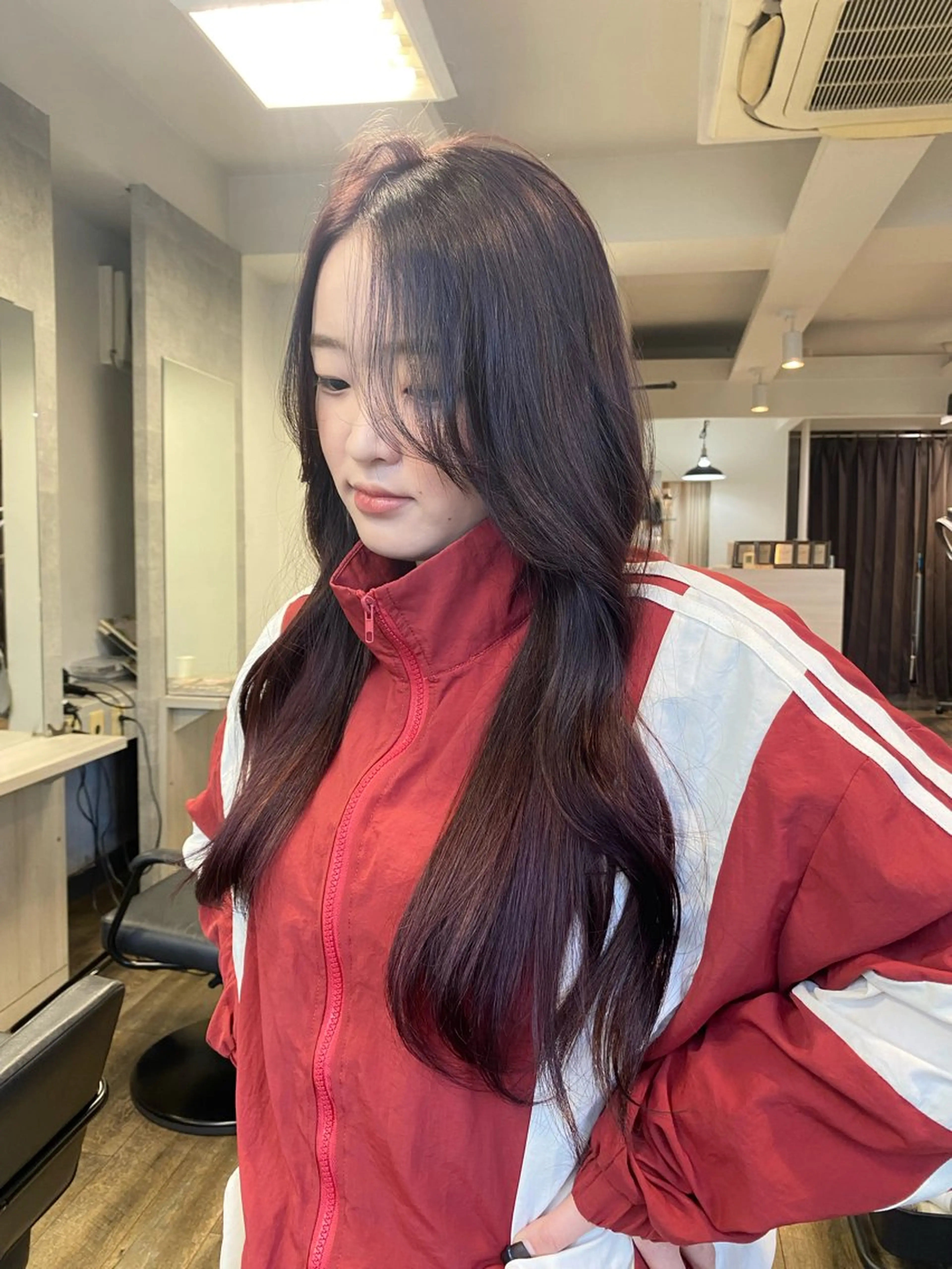 ロング カラー MIREI /韓国風 ショート/大阪美容室のヘアスタイル