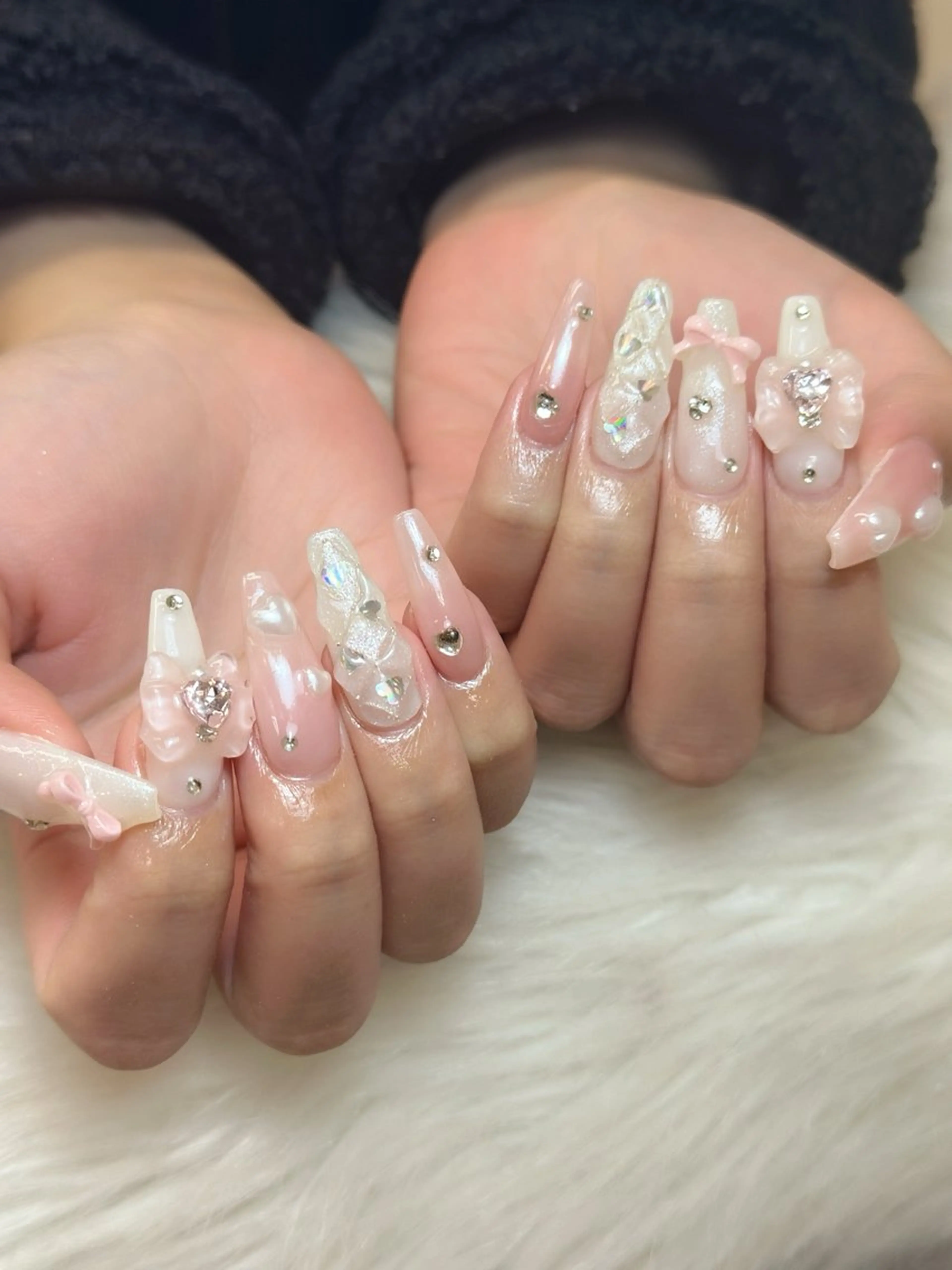 ネイル アートネイル ジェルネイル マグネットネイル ハンドネイル JennNail_ マオのネイルデザイン