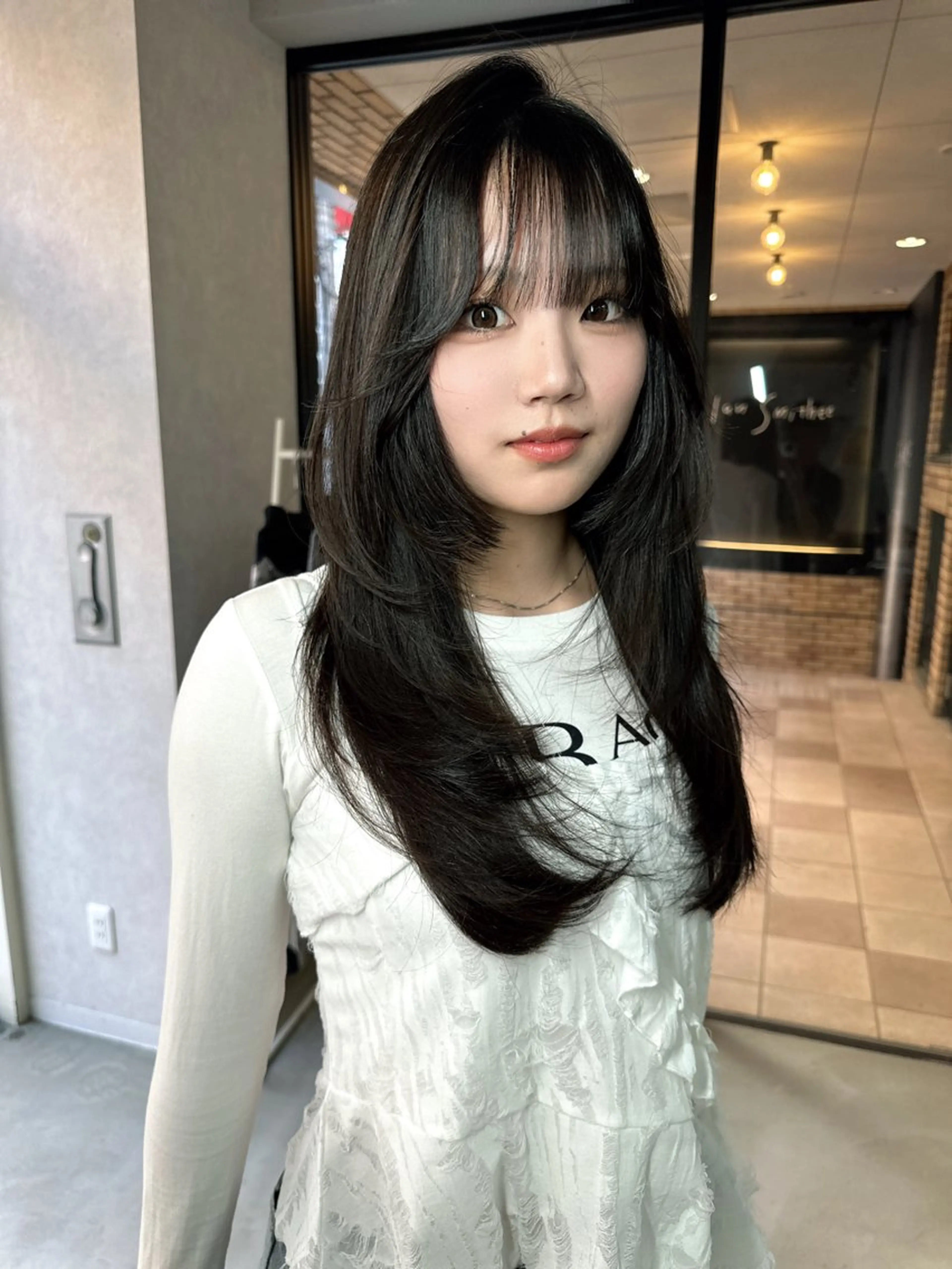 ロング カラー カット ヘアカラー トリートメント ワンホン/エクステ ケラチン/Kaitoのヘアスタイル