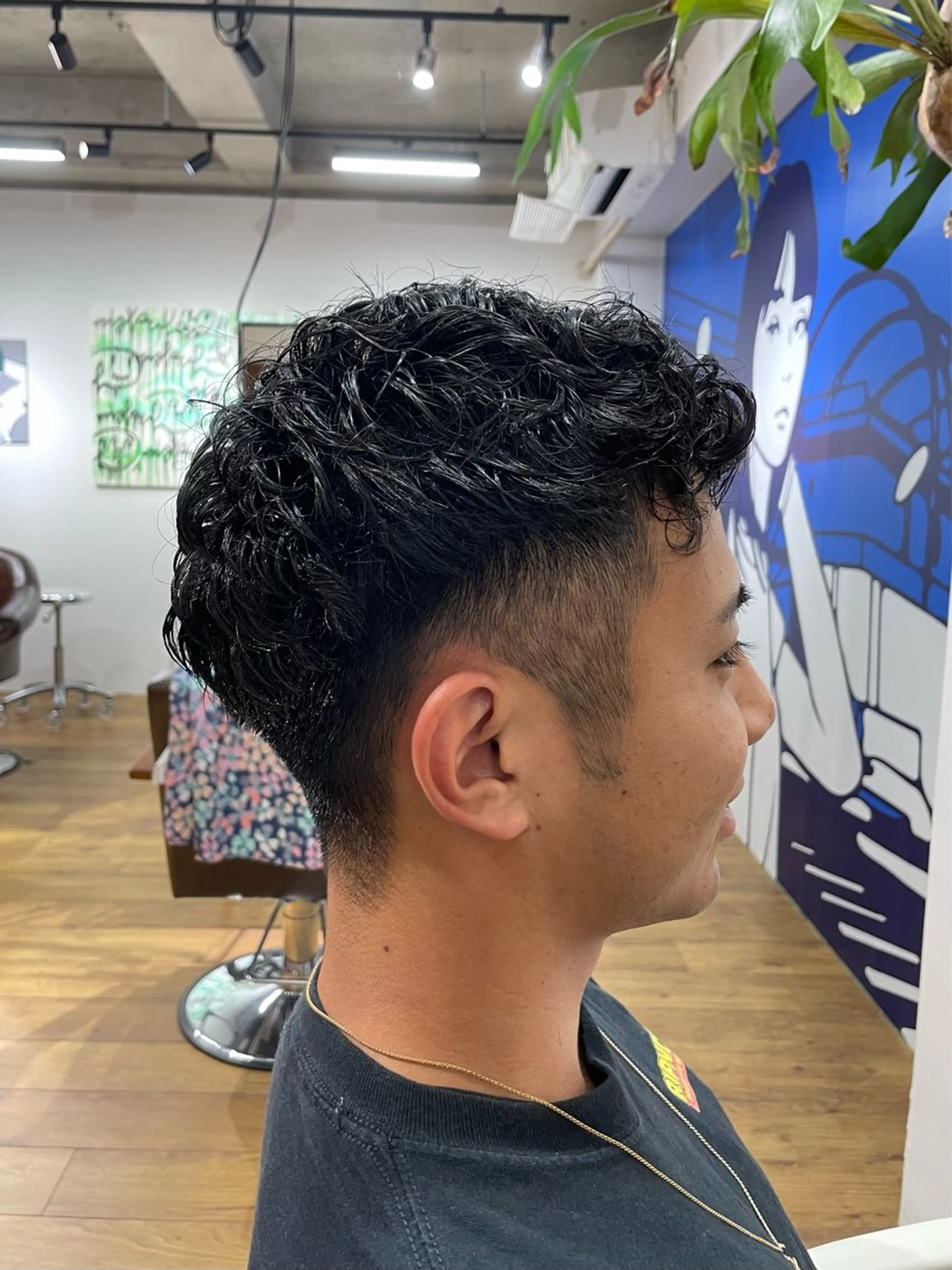 ショート パーマ メンズ スペインカール ユ カの眉毛・アイブロウイメージ