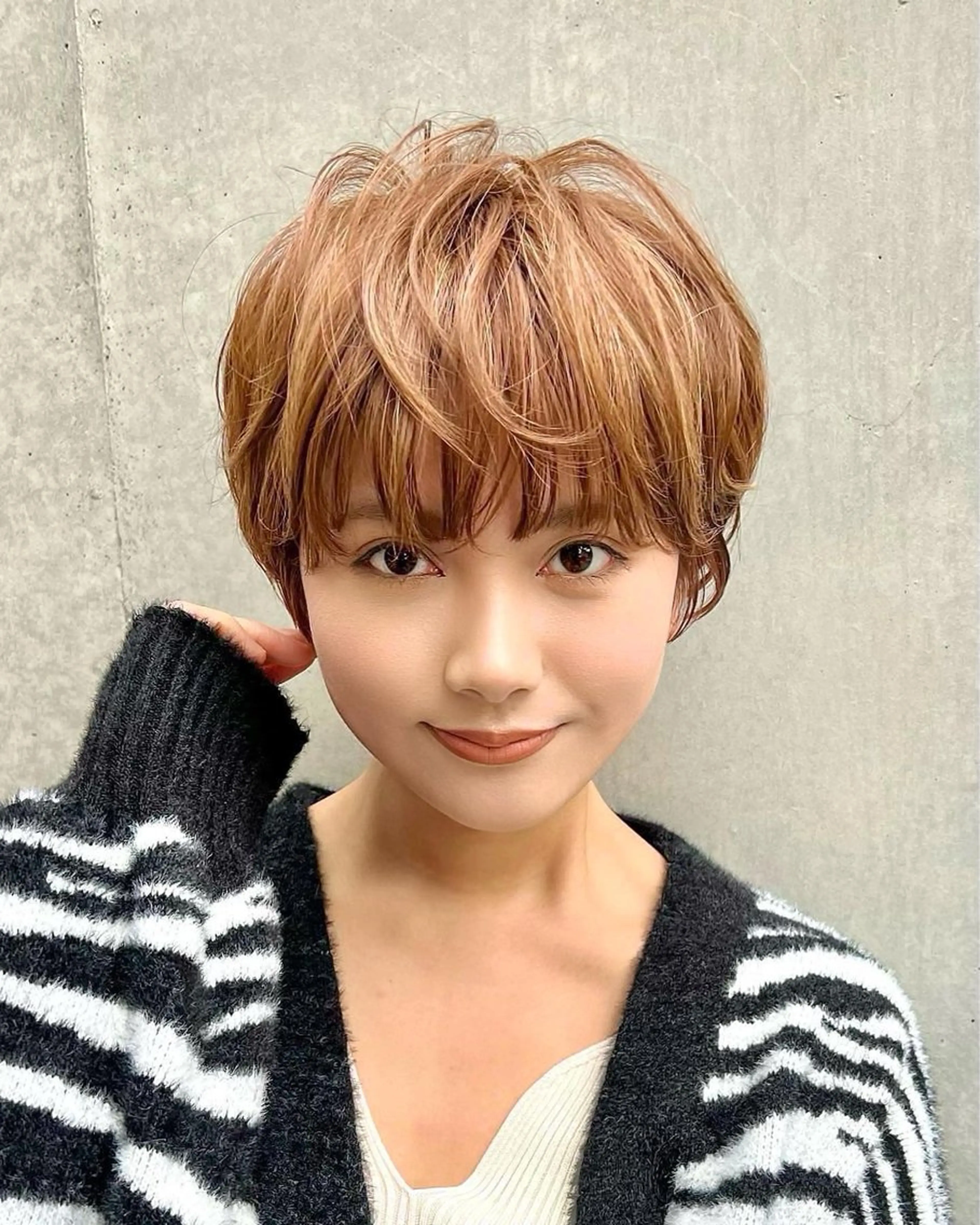 ショート カラー ⭐️銀座/ショート/ 艶カラー/りょうがのヘアスタイル