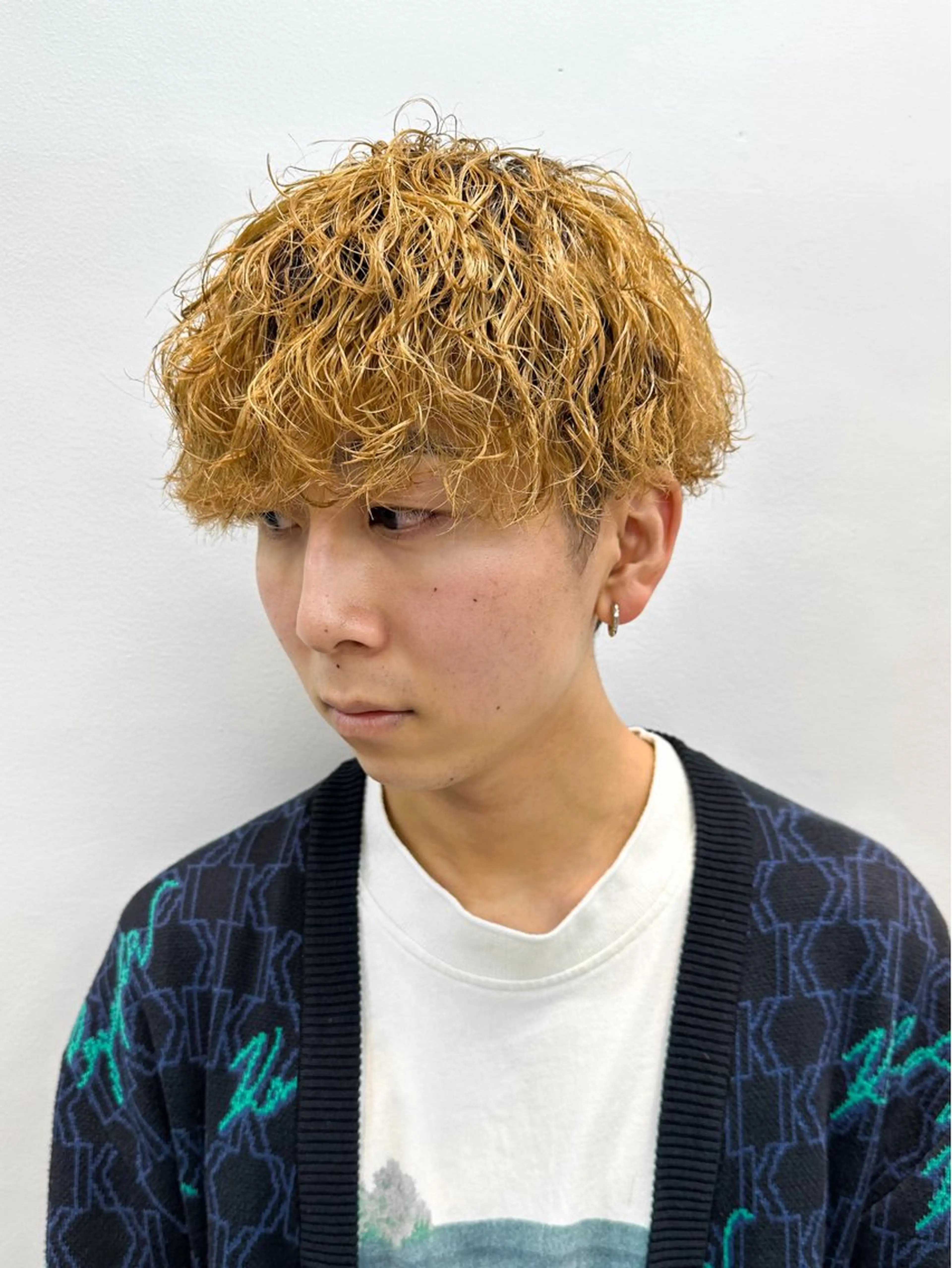 ショート パーマ メンズ メンズパーマ メンズ特化ryoのヘアスタイル