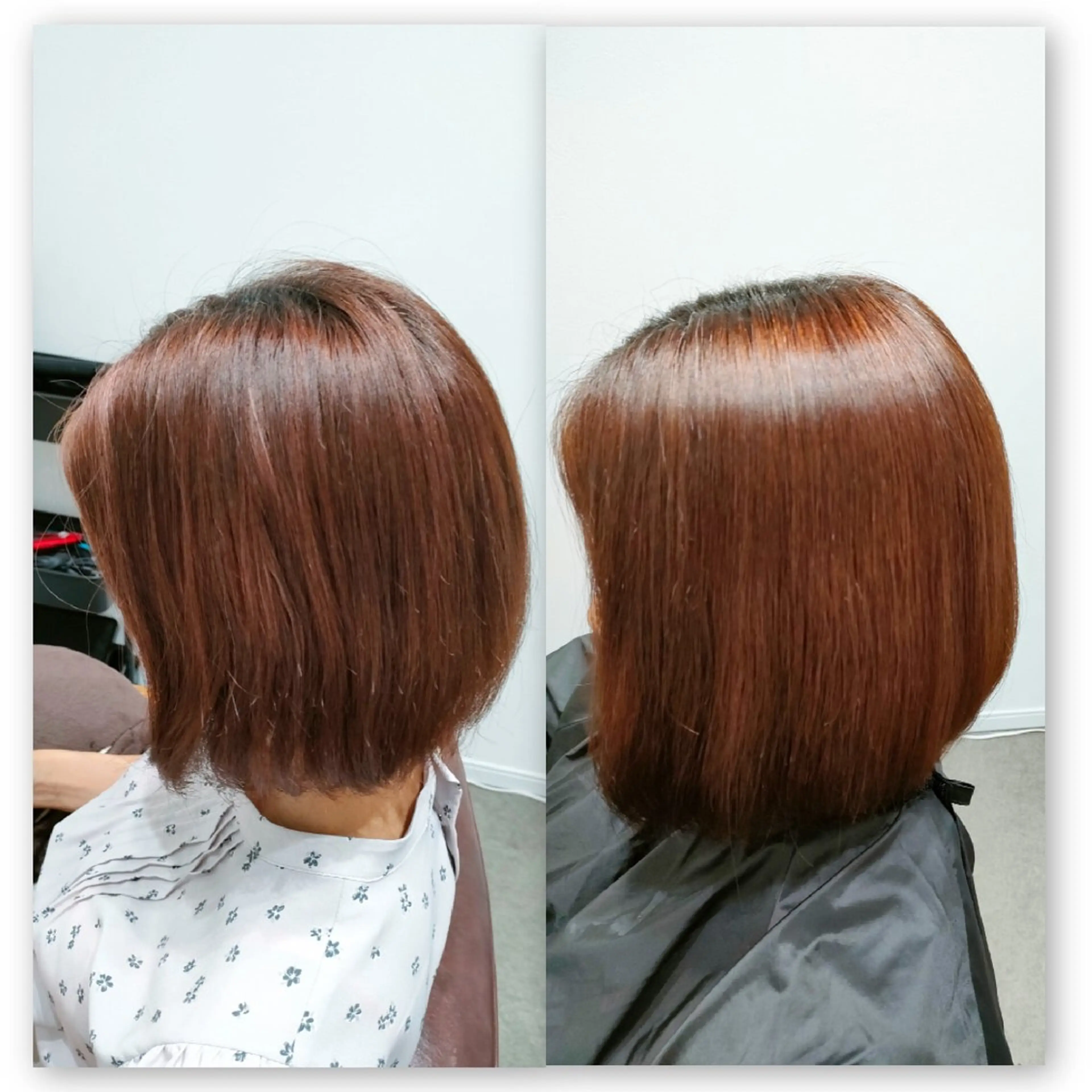 ミディアム 縮毛矯正 髪質改善/星野久美子 /撮影モデル募集のヘアスタイル