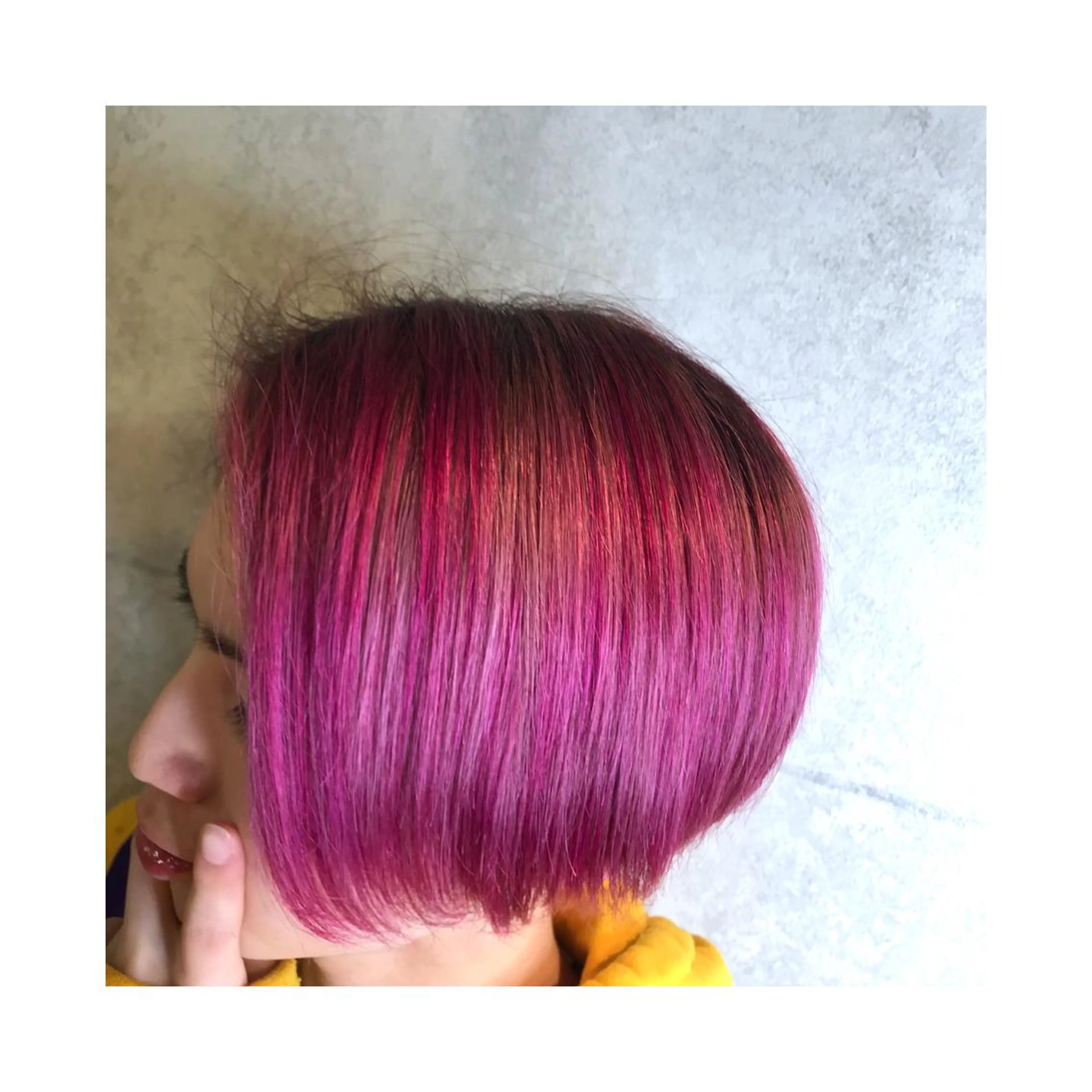 ミディアム メンズ ヘアカラー 及川シゲル 髪質改善講師のヘアスタイル