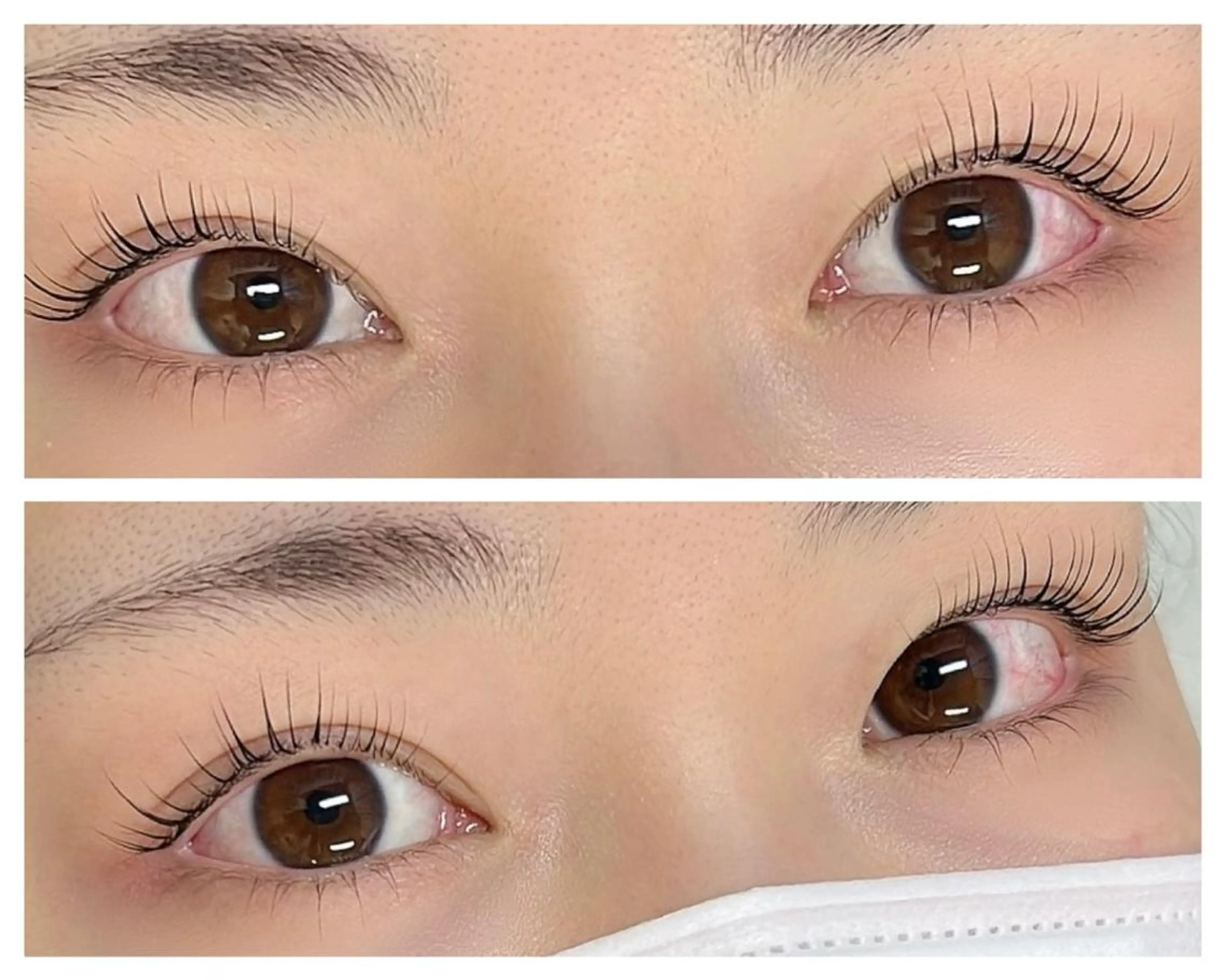 【上下のまつげパーマ】上まつげと下まつげ両方デザインで華やかさとデカ目効果!!逆さまつげの方にも対応◎選べるデザイン☆の写真