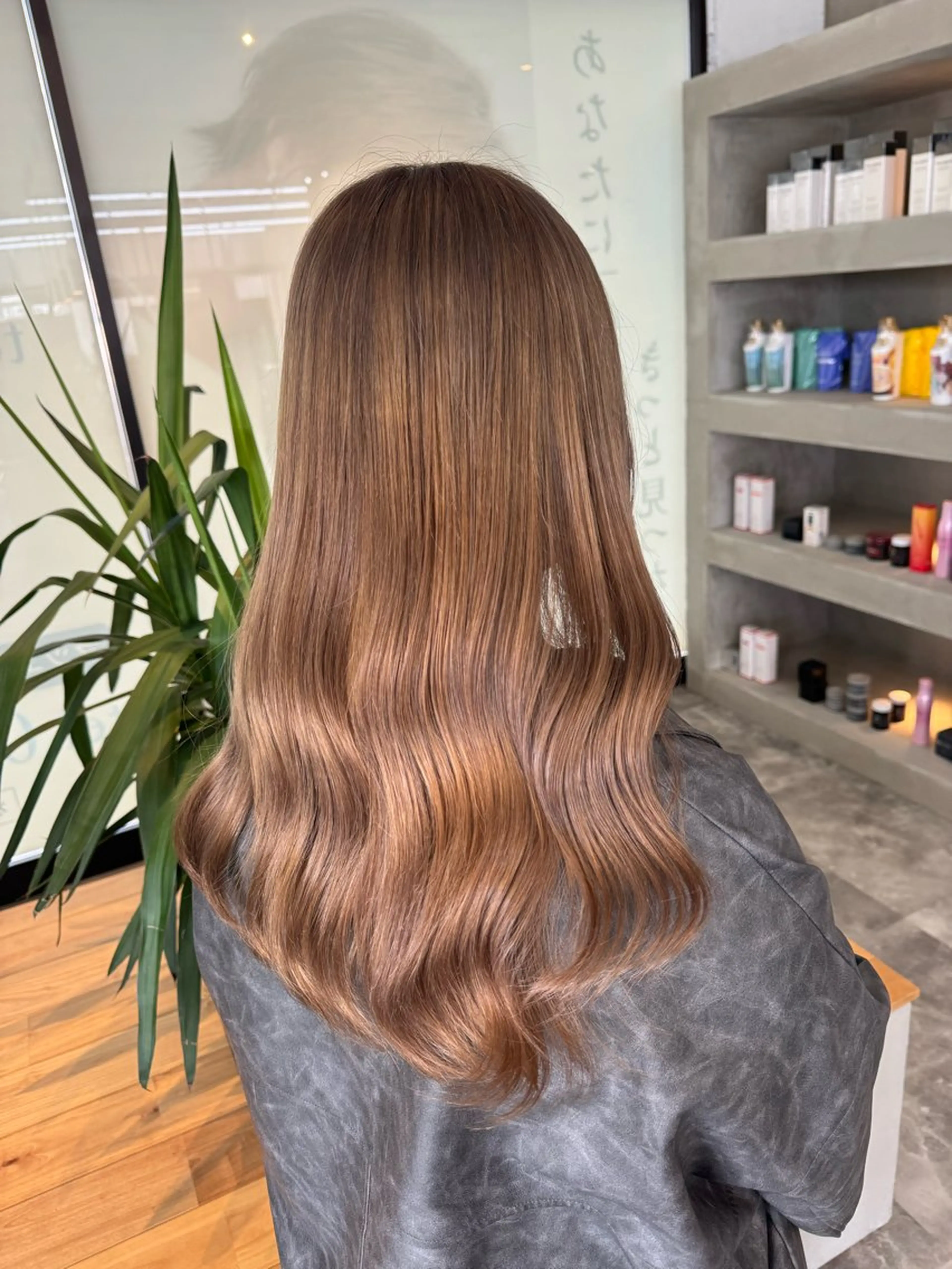 ロング カラー 蓮田 好良のヘアスタイル