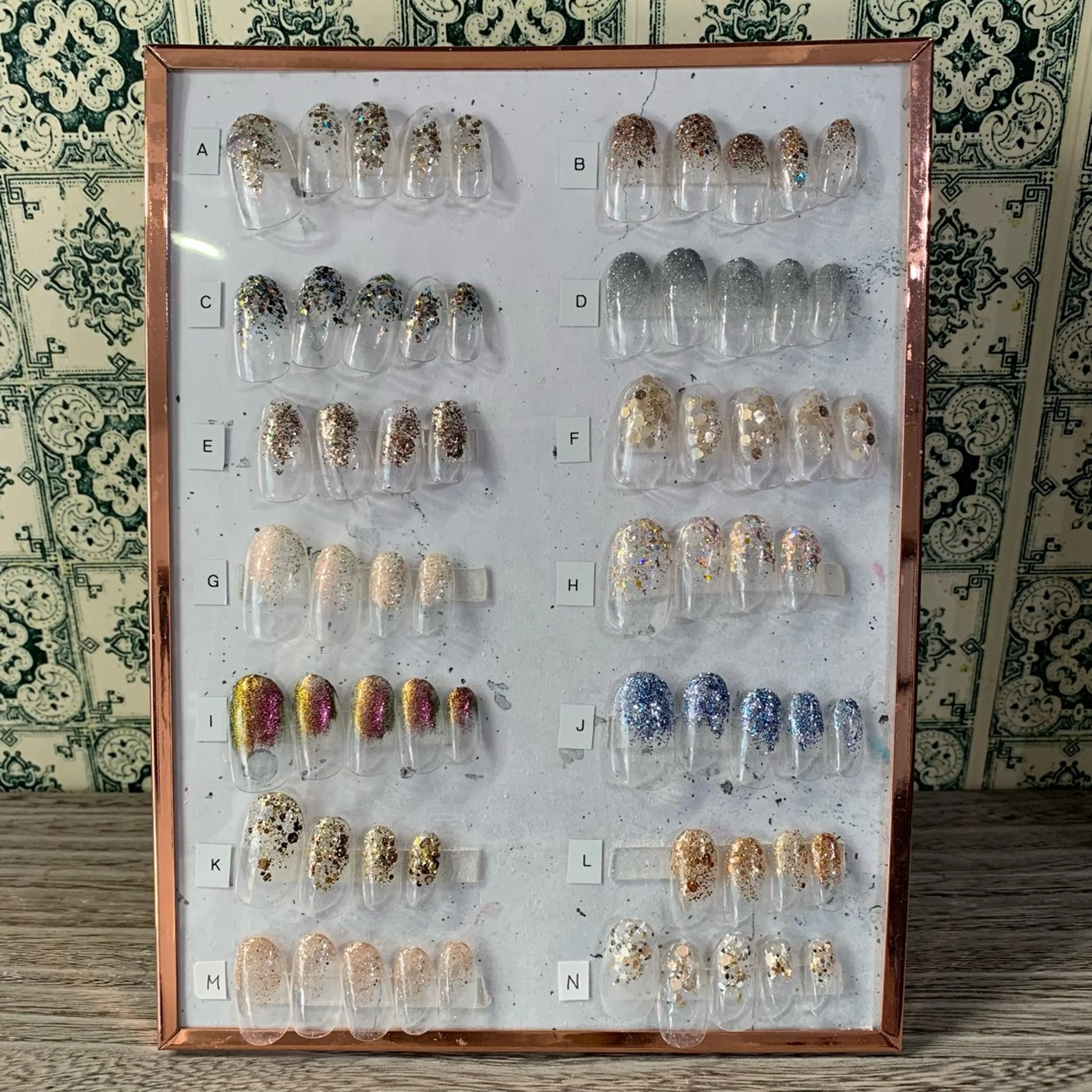 【オフなし】ラメグラデーションネイル（クイックネイル）の写真