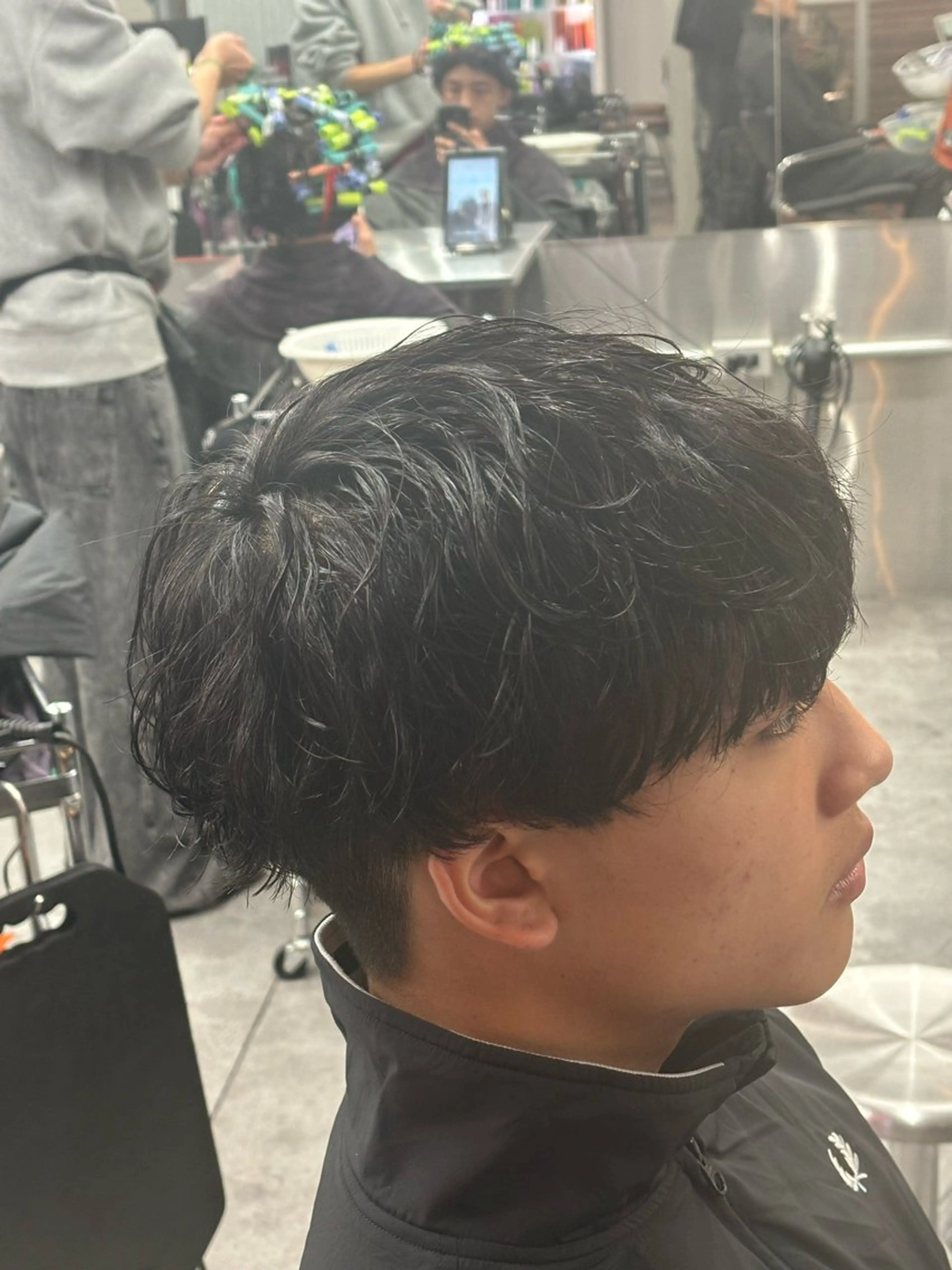 ショート パーマ メンズ カット パーマ ヘアセット お悩み解消✨/ メンズパーマ✨/直樹のヘアスタイル