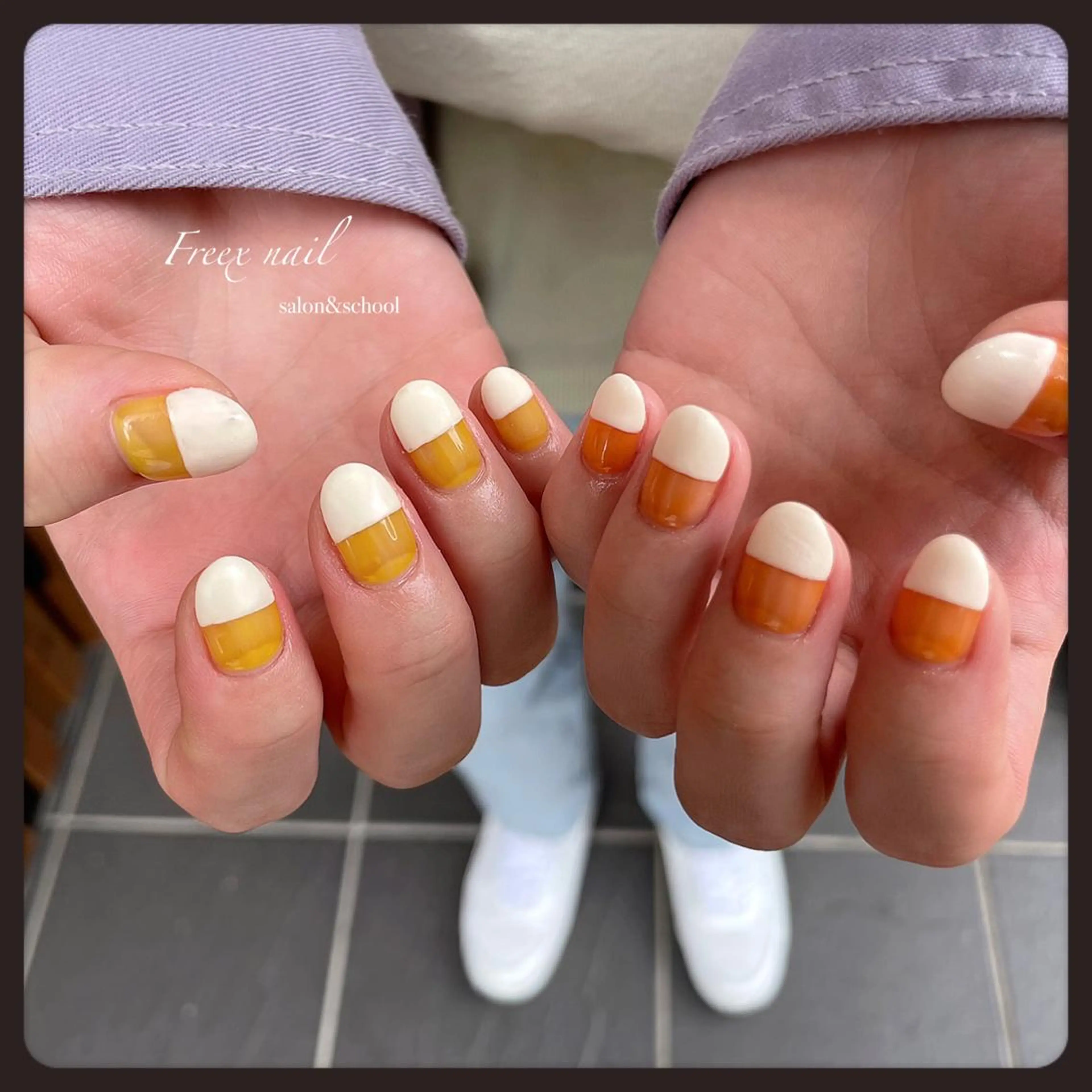 ネイル 持ち込み ハンドネイル ハンドケア freex nail /ニュアンス/個性派のネイルデザイン