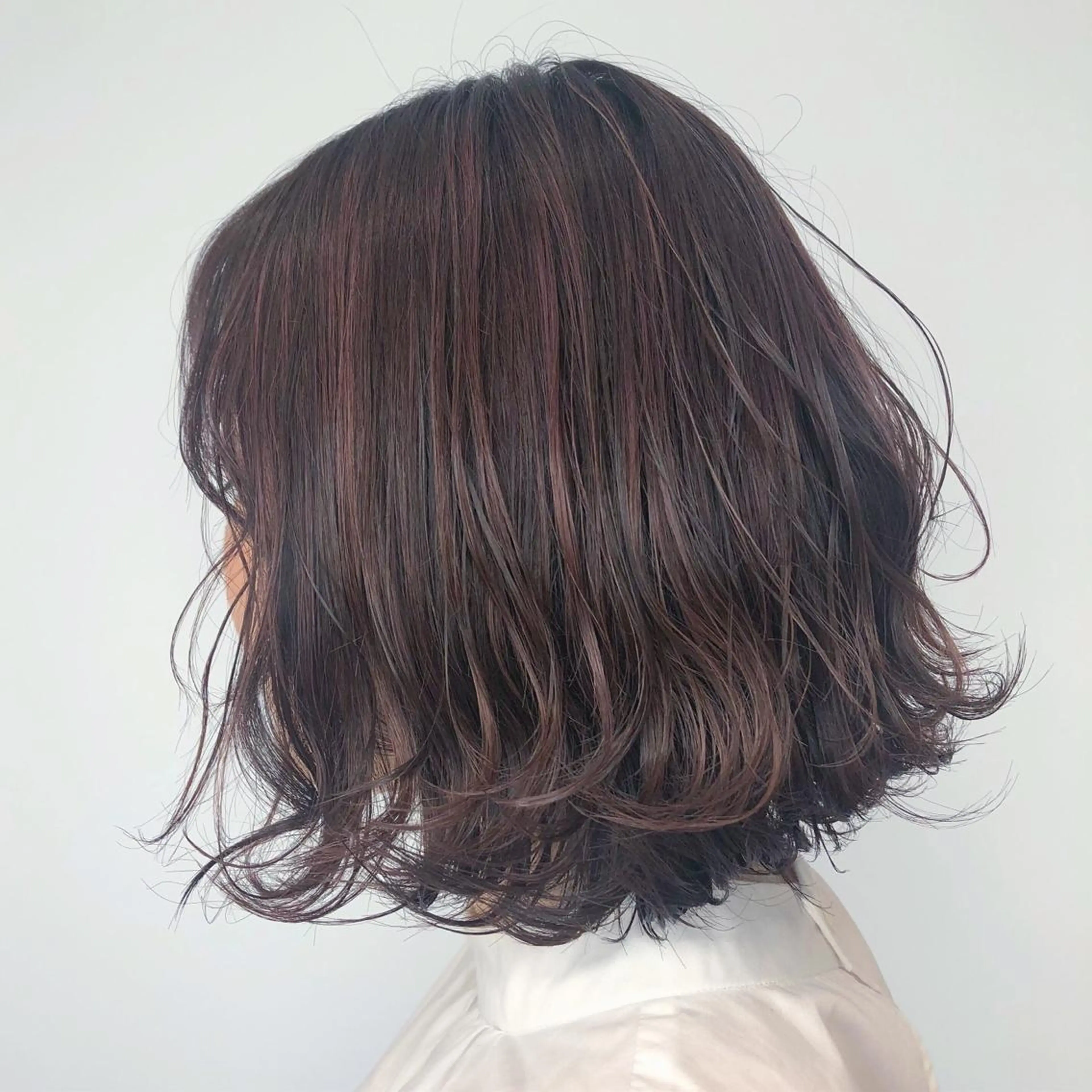 ミディアム ハイライト sano sayakaのヘアスタイル