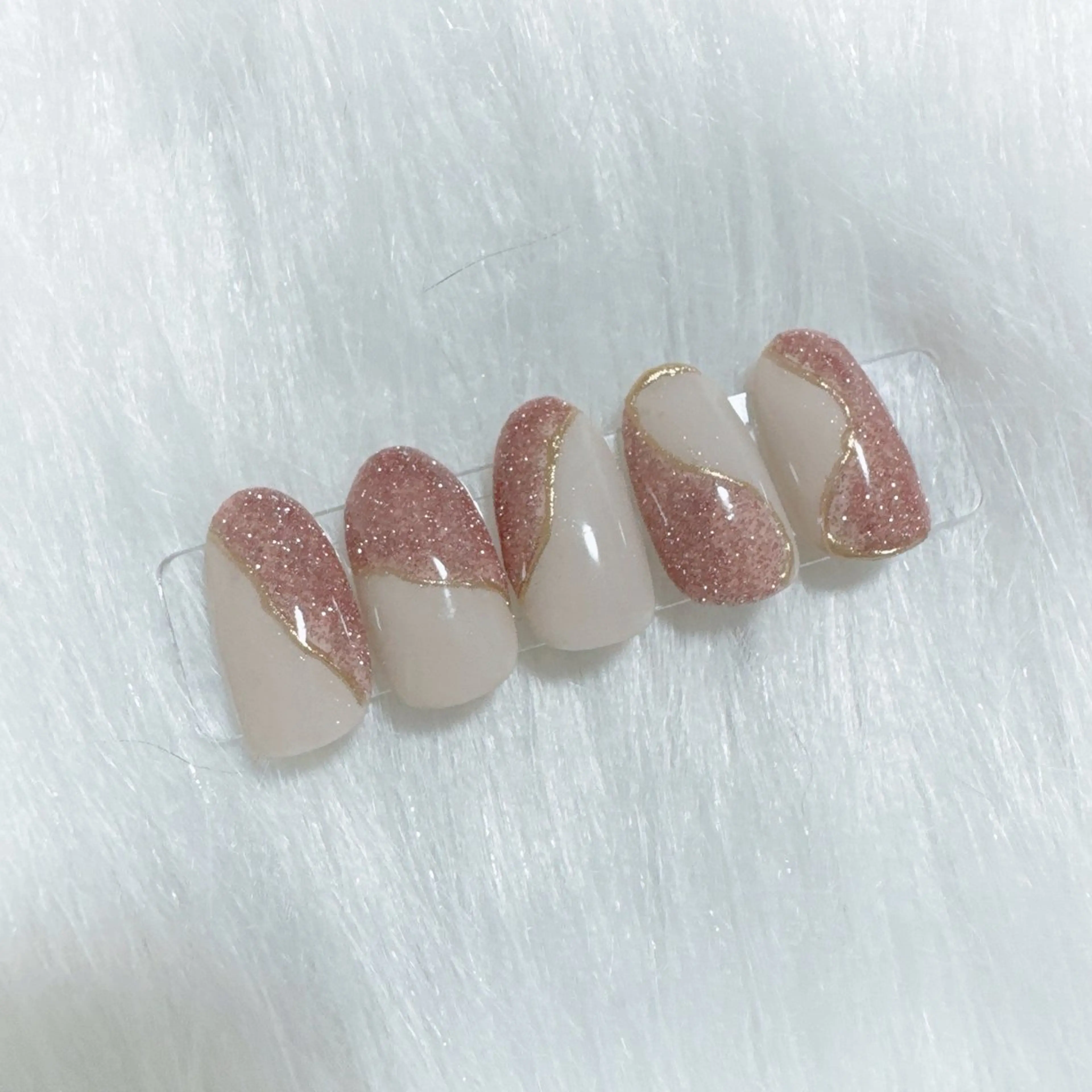ネイル アートネイル フラッシュネイル ミラーネイル beautiful me natsukiのネイルデザイン