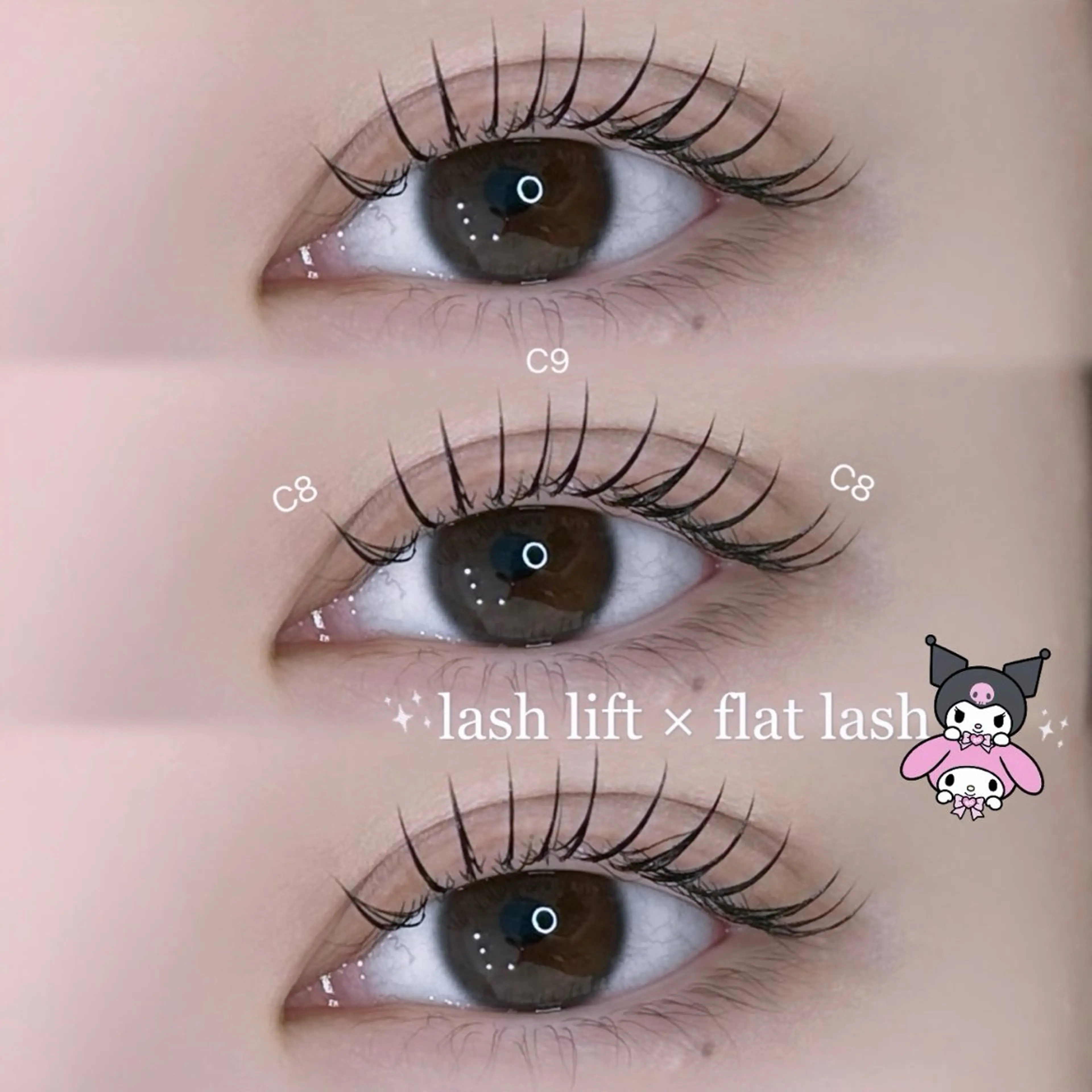 【 当日・平日限定 】♡パリエク～100本♡束感コーティング付♥️⟡.· (＋3500円で下まつ毛パーマも◎ )の写真