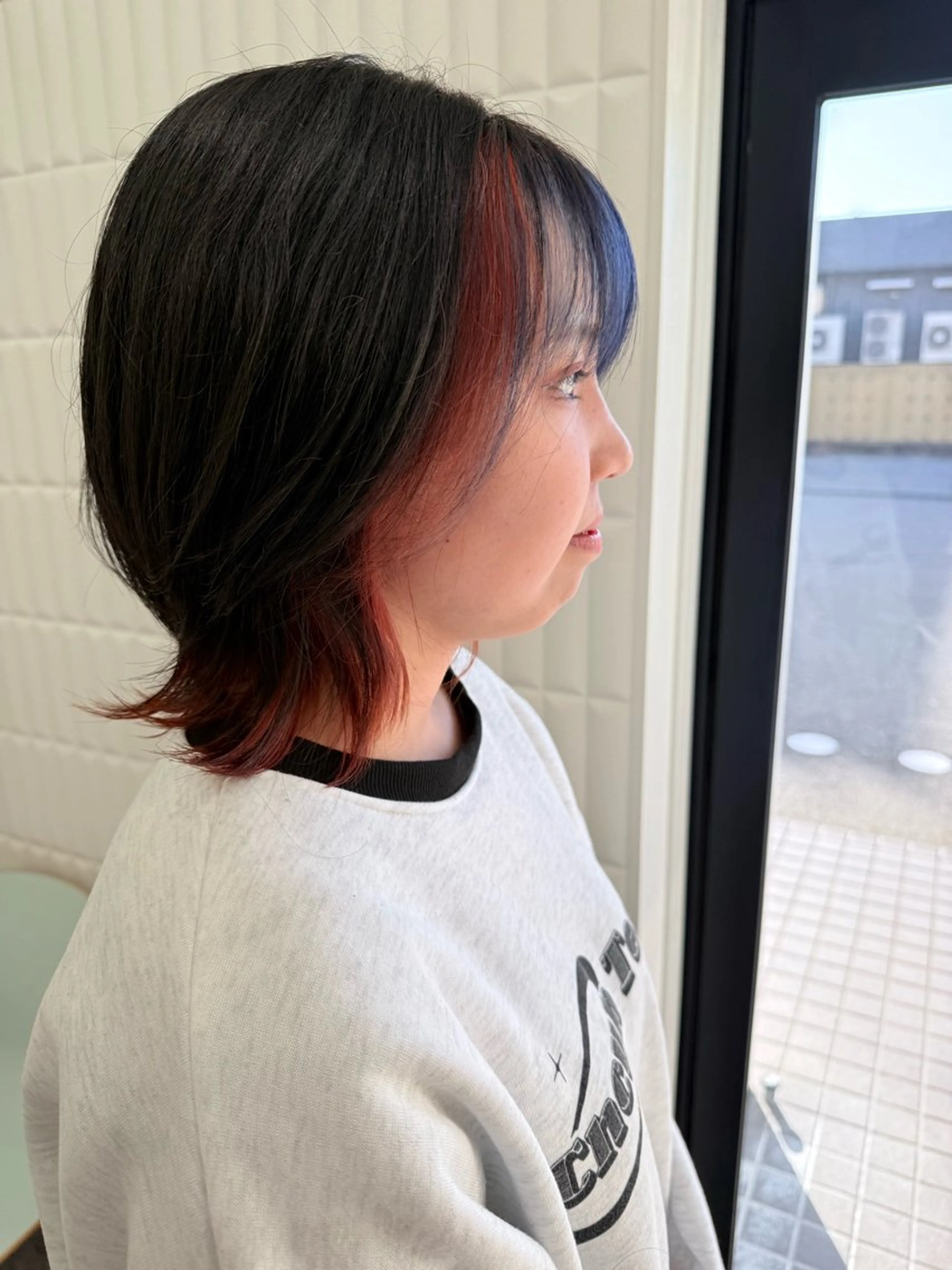 🐾イヤリングカラーorインナーカラー+トリミングカット🐾の写真