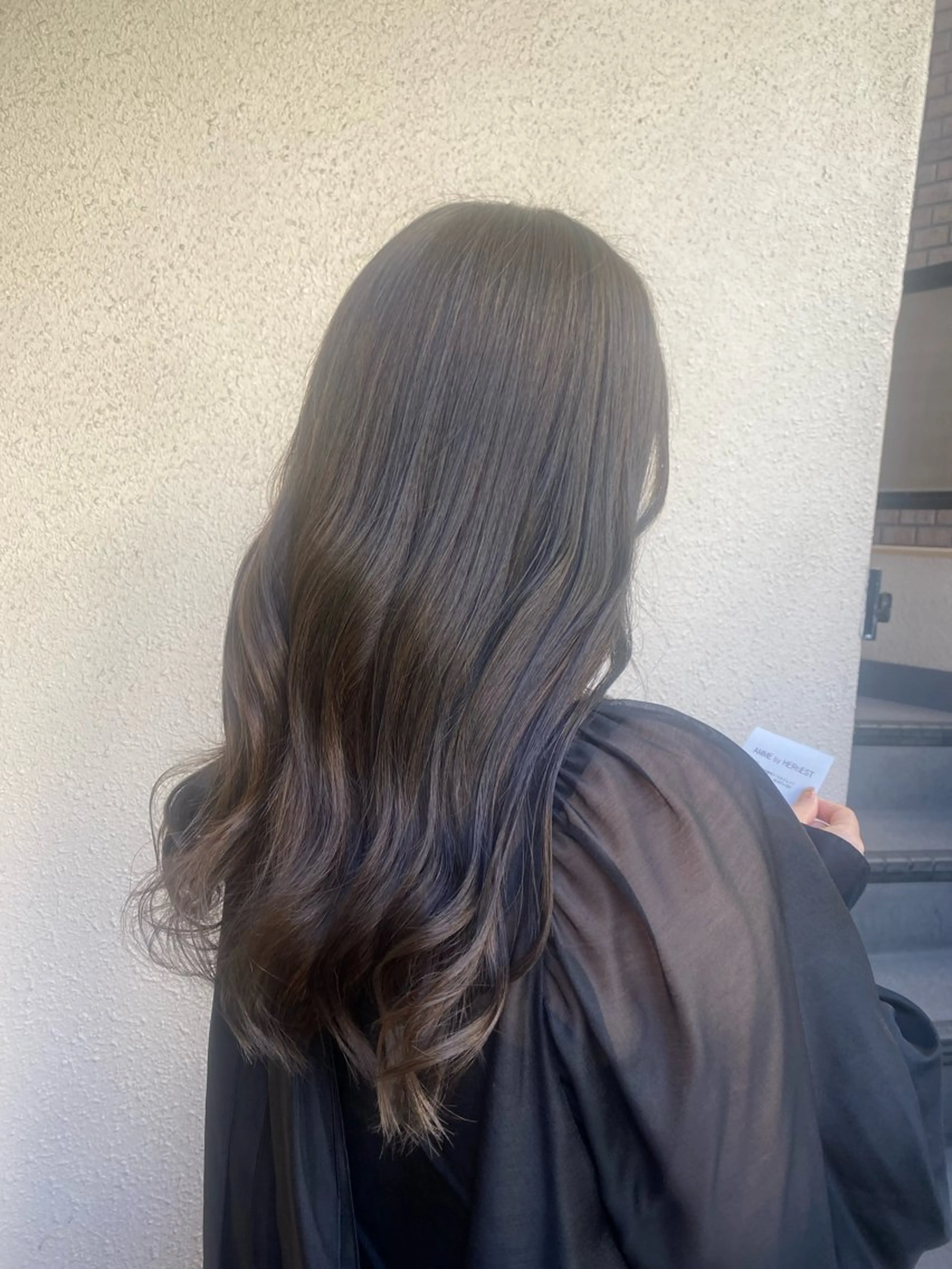 ロング カラー 透明感カラー ヘアカラー トリートメント ブリーチカラーと、髪 質改善。HARUKAのヘアスタイル