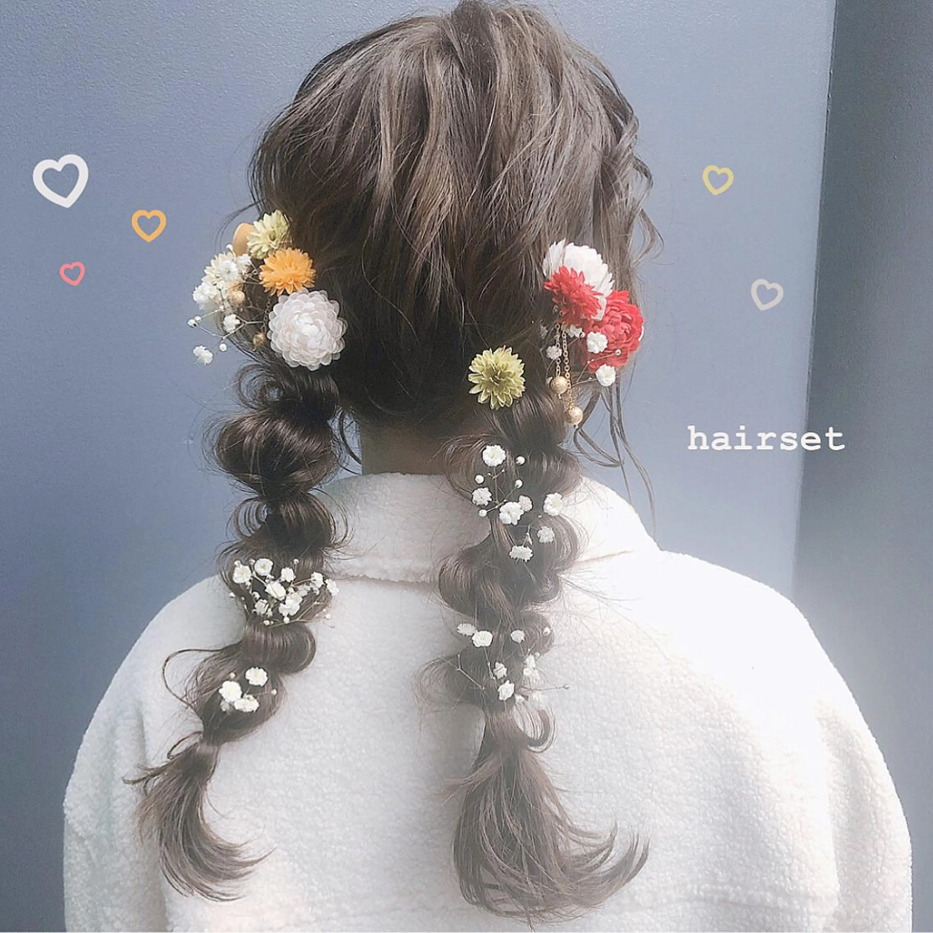 ロング ヘアアレンジ misaki🎀 まろみ透け感カラーのヘアスタイル