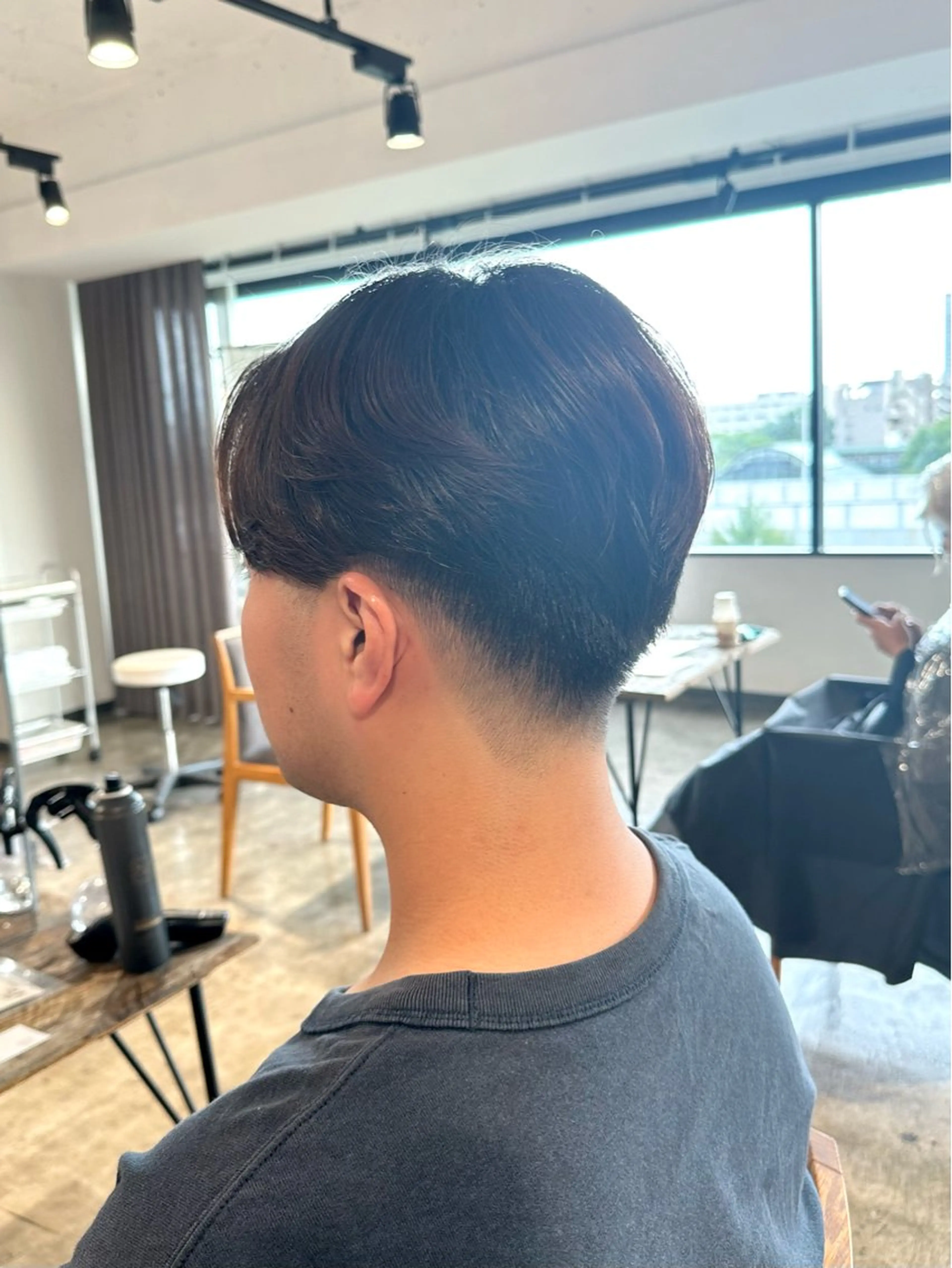 メンズ センターパート メンズパーマ 刈り上げ カット 骨格補正施術/メンズ 専門美容師/YUYAのヘアスタイル