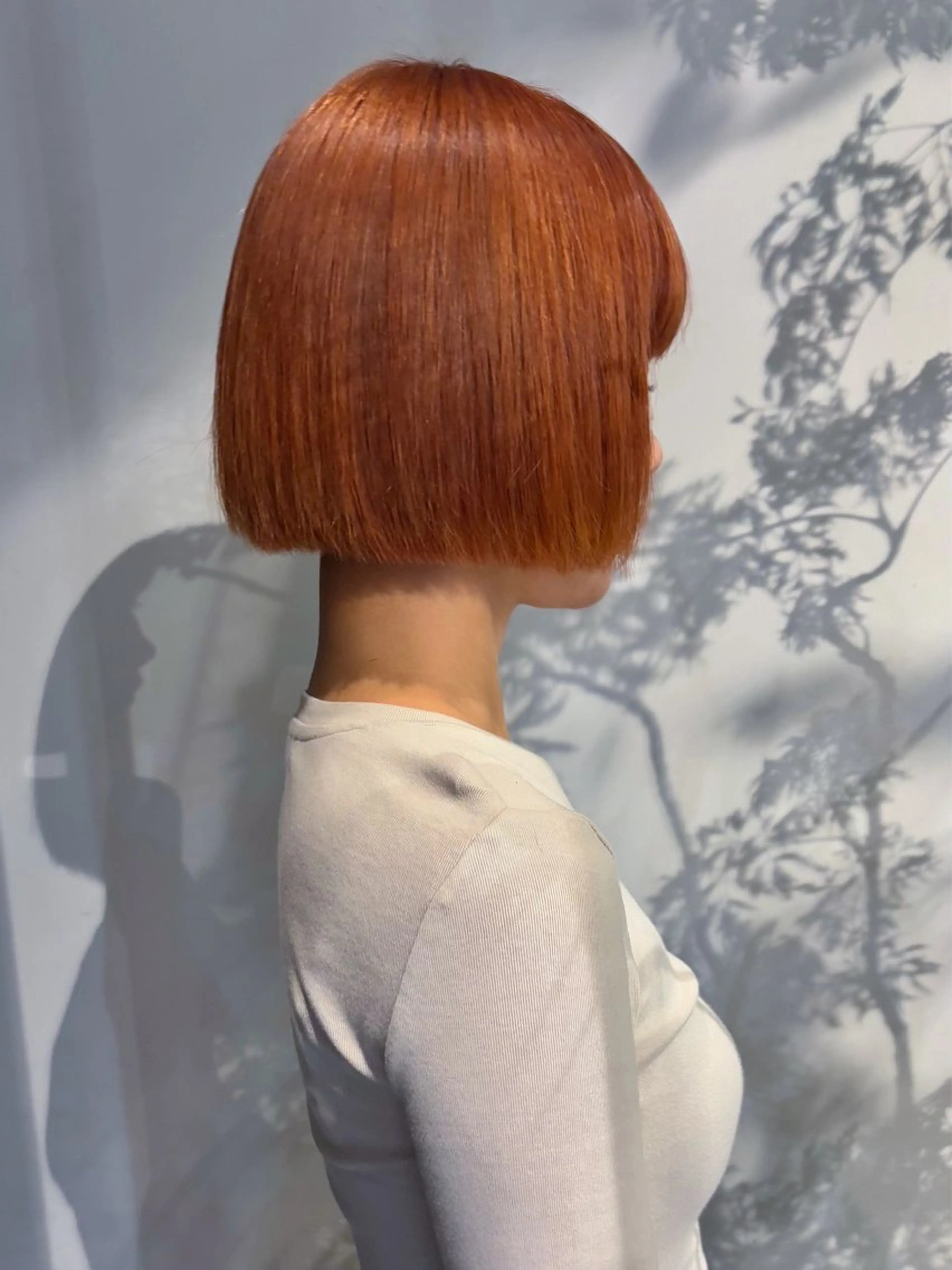 ショート 切りっぱなしボブ ボブ ボブ ホノカのヘアスタイル