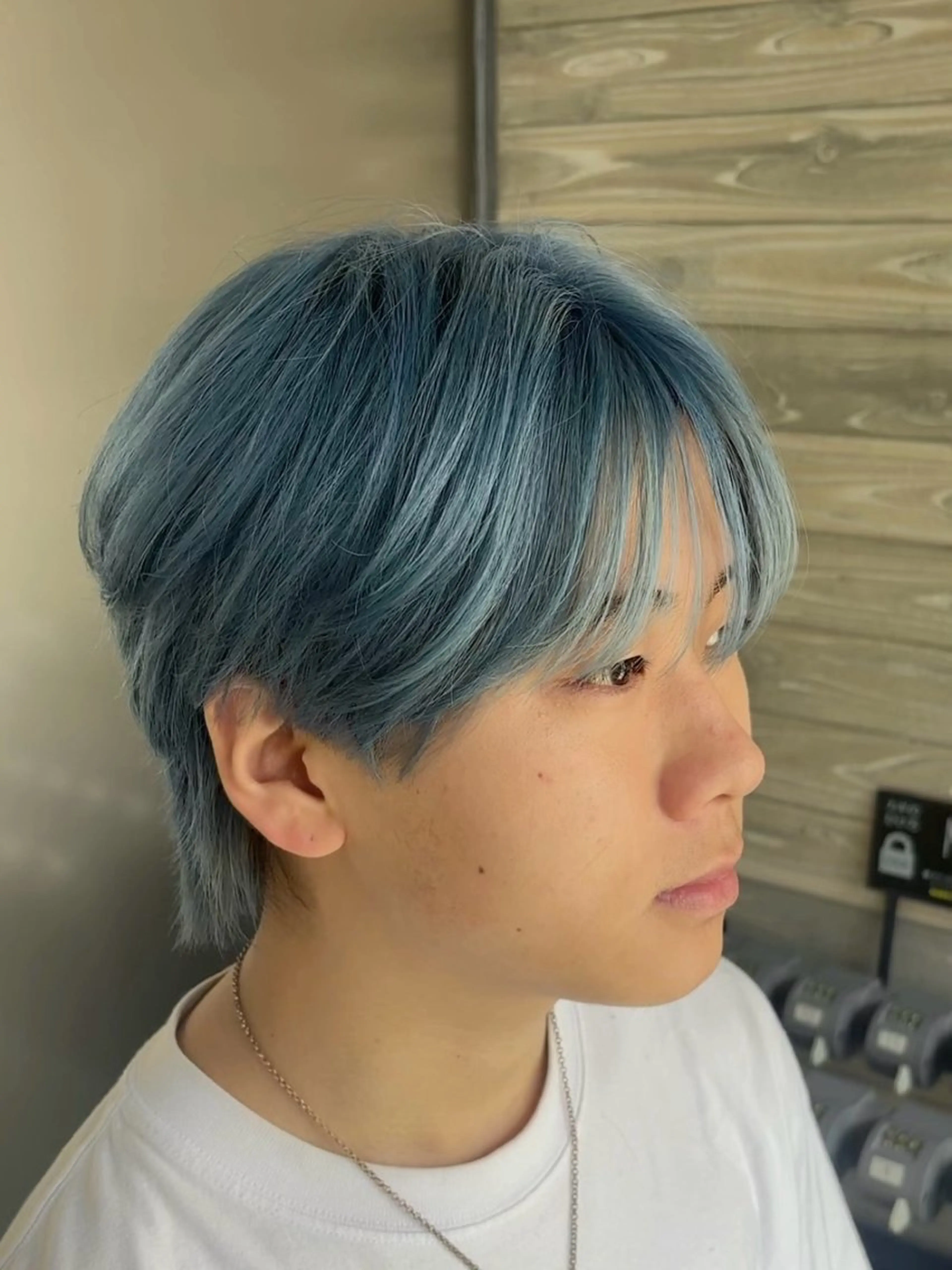 メンズカット＋ワンカラーの写真