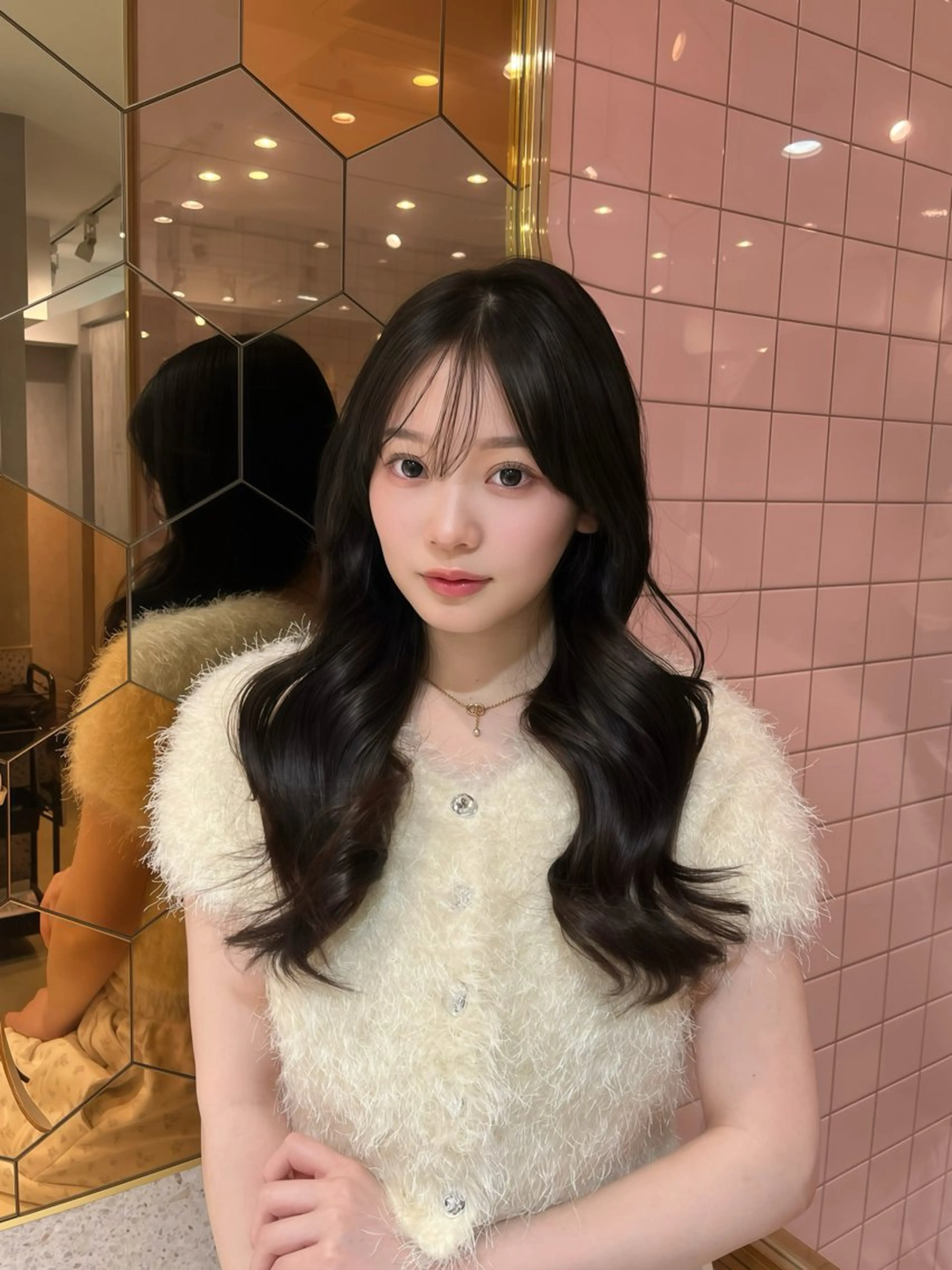 ロング カラー トリートメント Minami🤍ྀི 髪質改善／新宿／のヘアスタイル