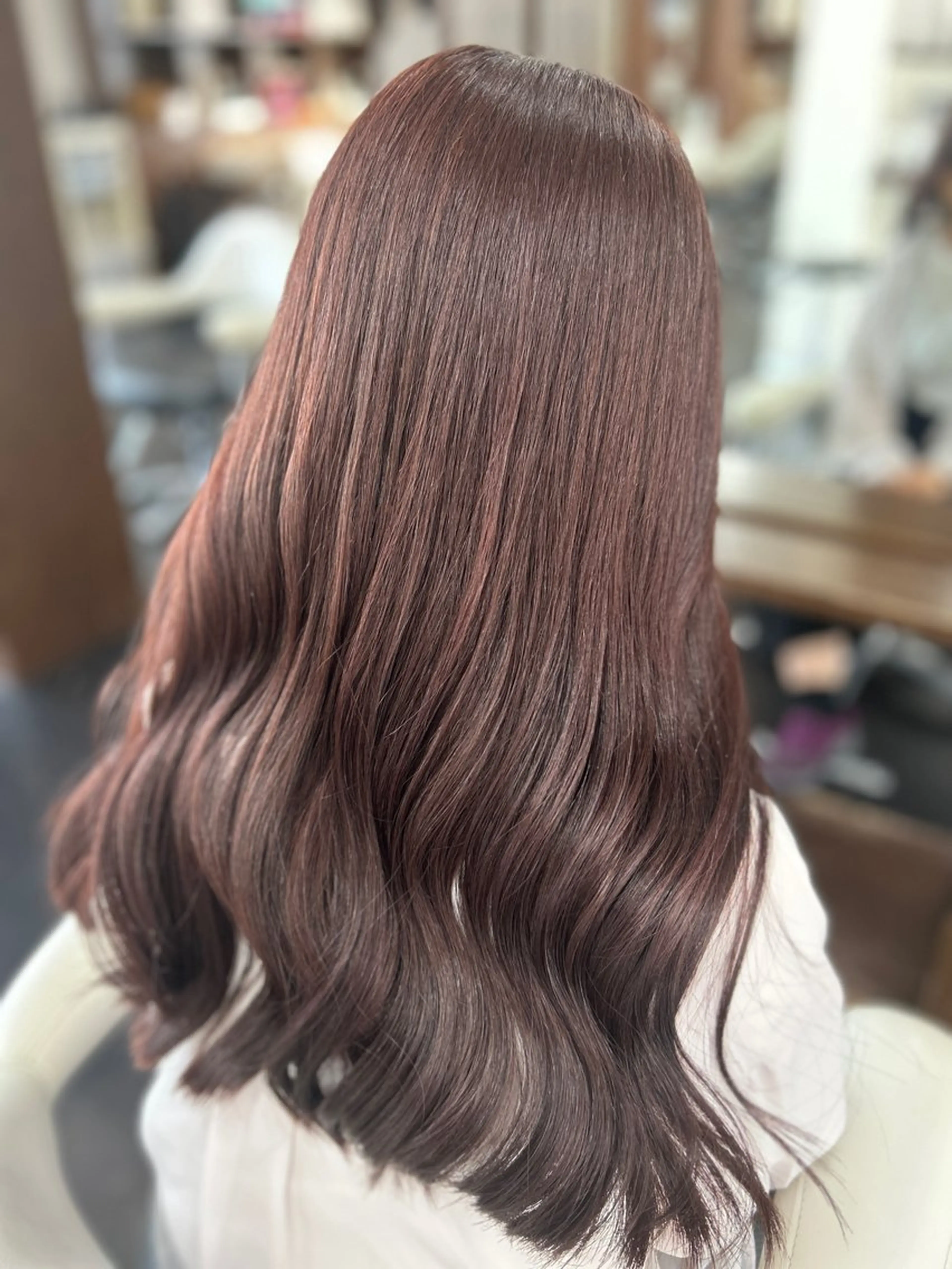 ロング 桝田 友美のヘアスタイル