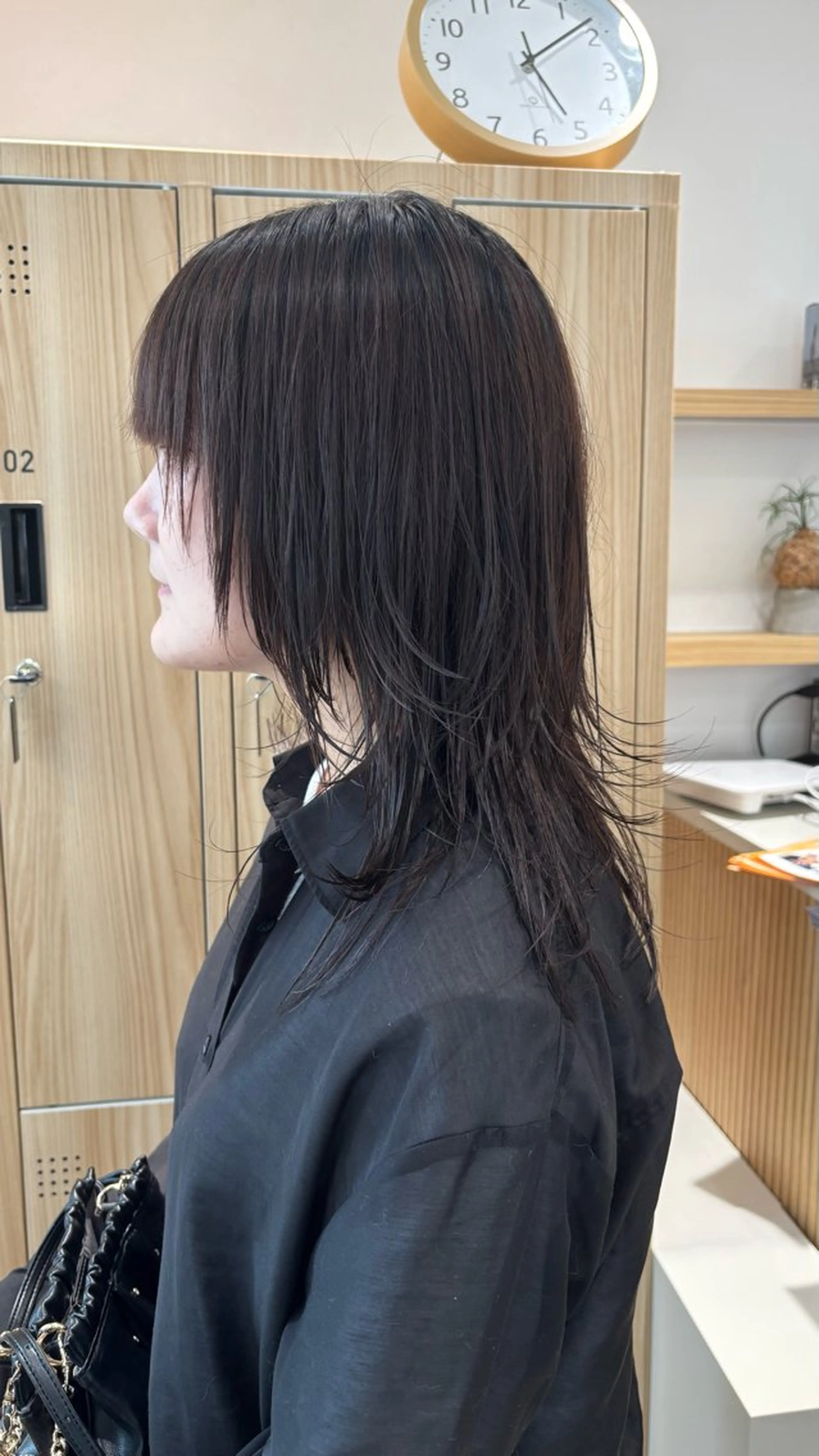 ミディアム 鼎一真ハイトーン/ パーマ/何でも屋さんのヘアスタイル