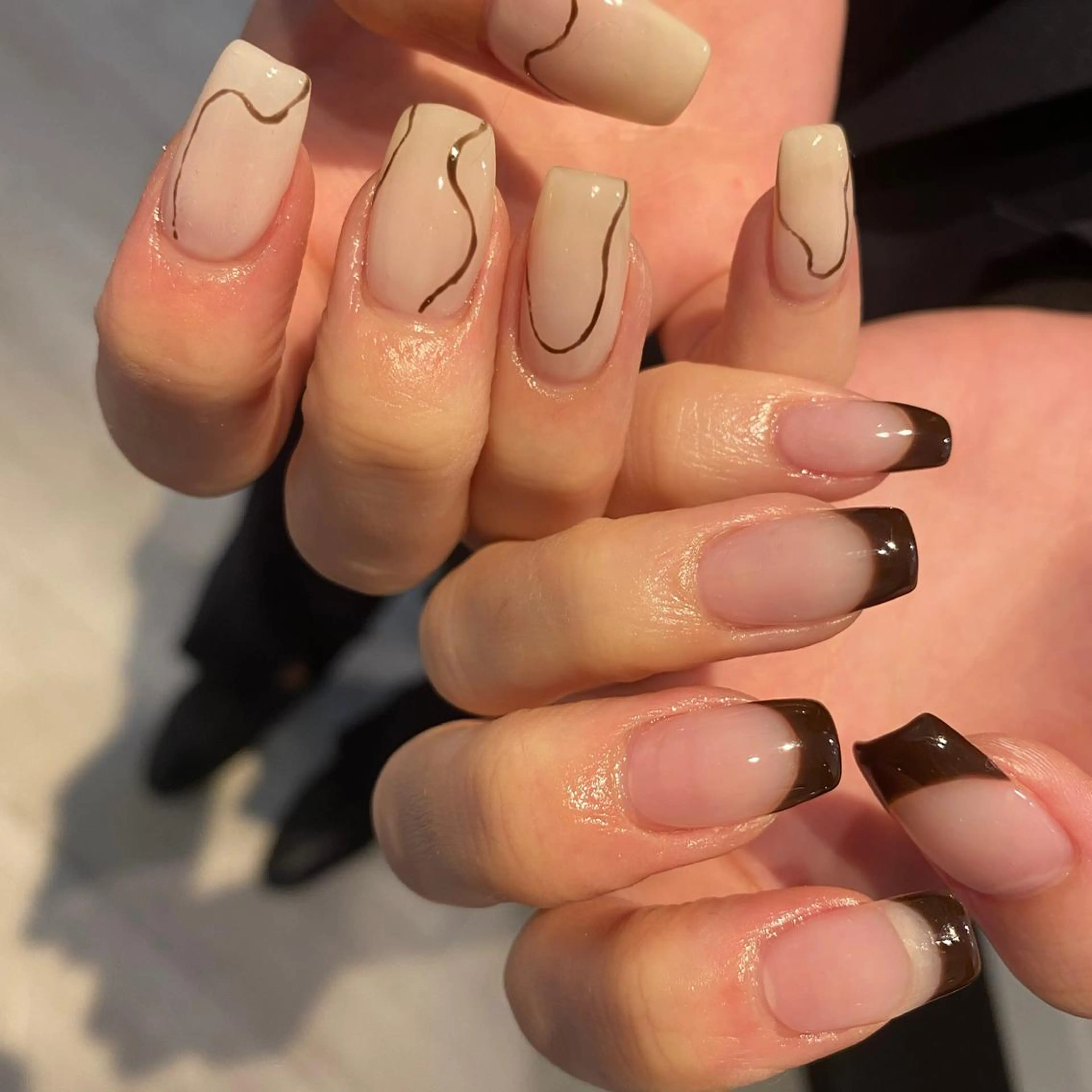 ネイル アートネイル ジェルネイル パラジェル ハンドネイル フットネイル ease NAIL SALONのネイルデザイン