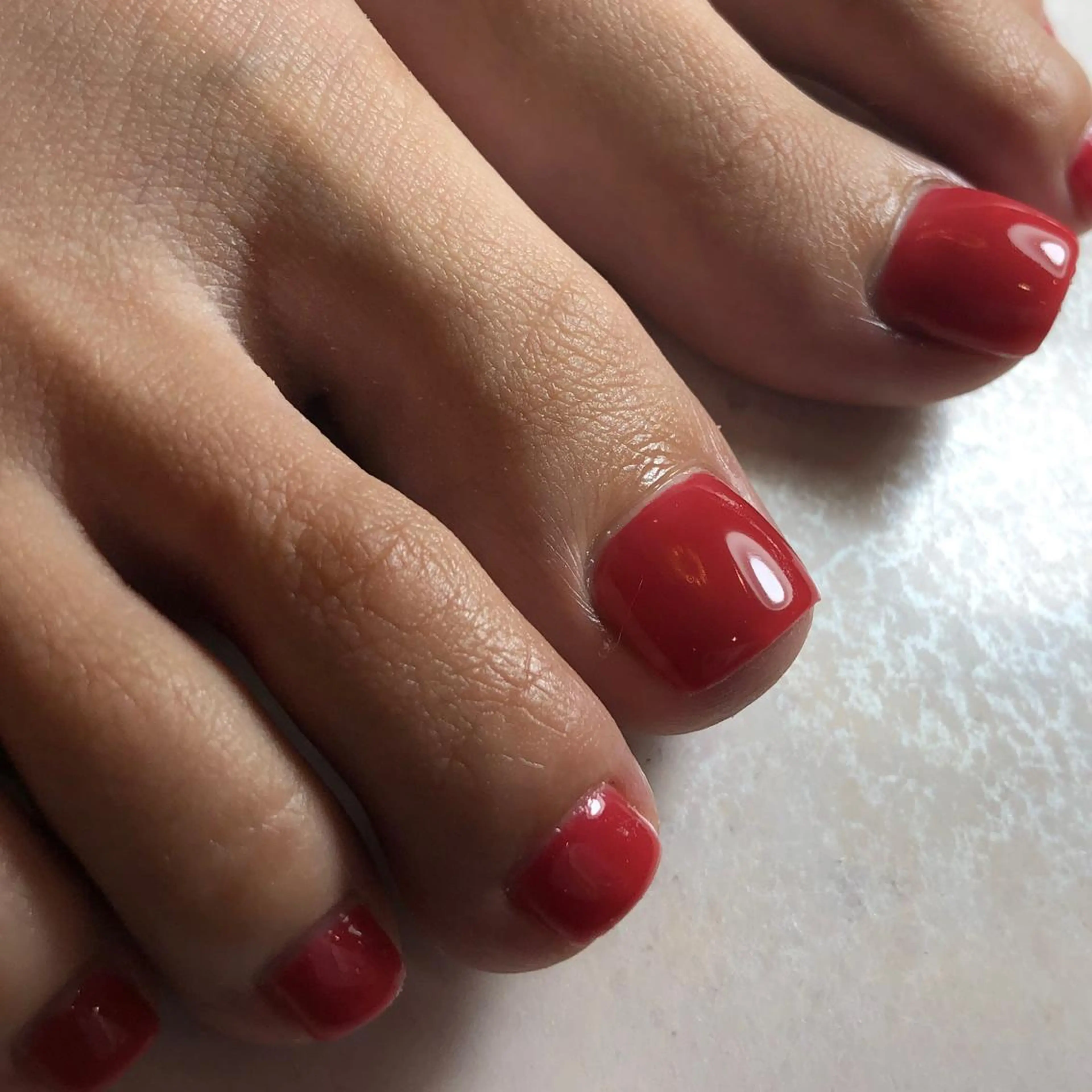 ネイル ワンカラーネイル フットネイル Nail salon アトリエジョワ　金山のネイルデザイン