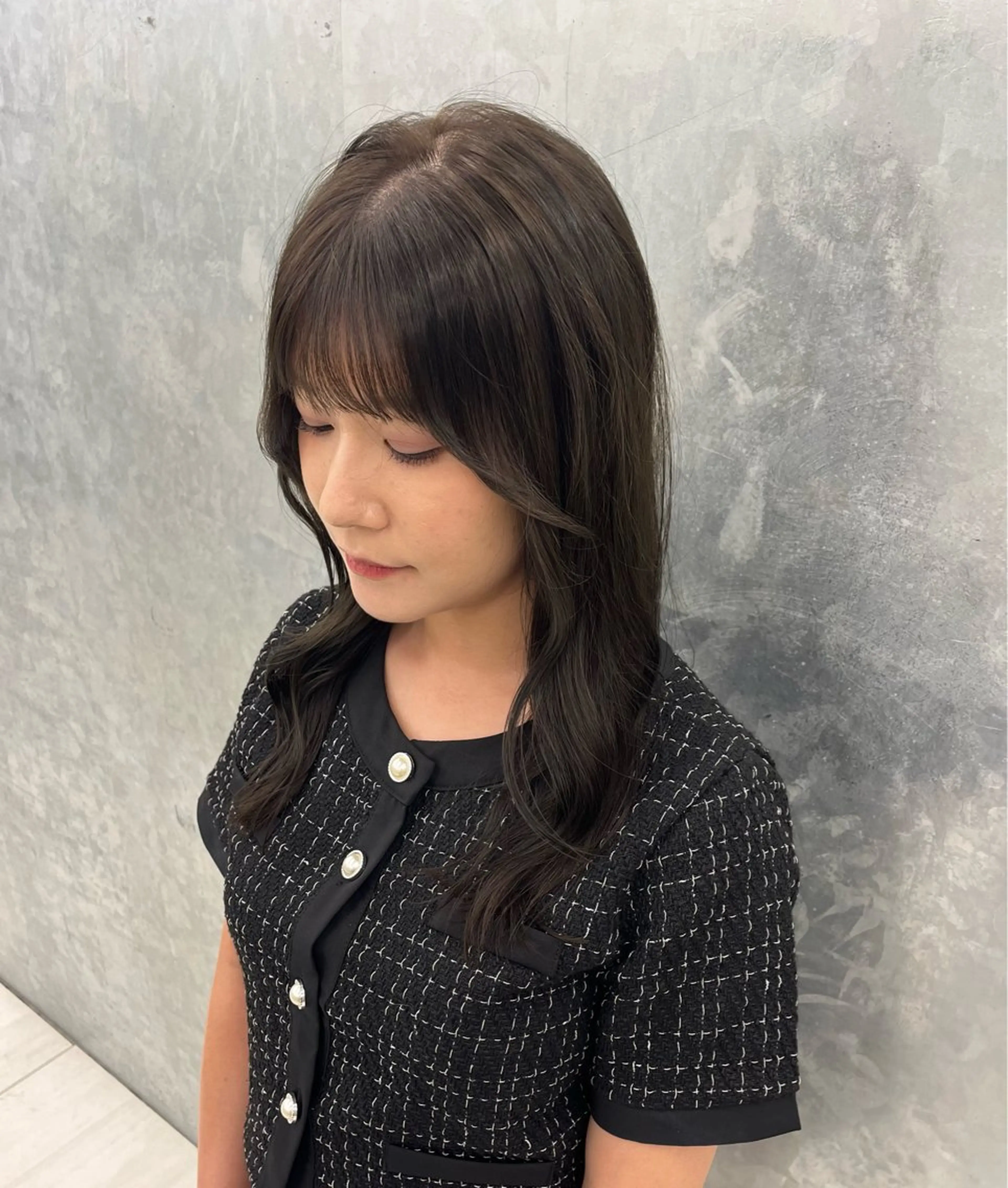 ロング 神作 汐里　江古田 /透明感カラー🌿のヘアスタイル