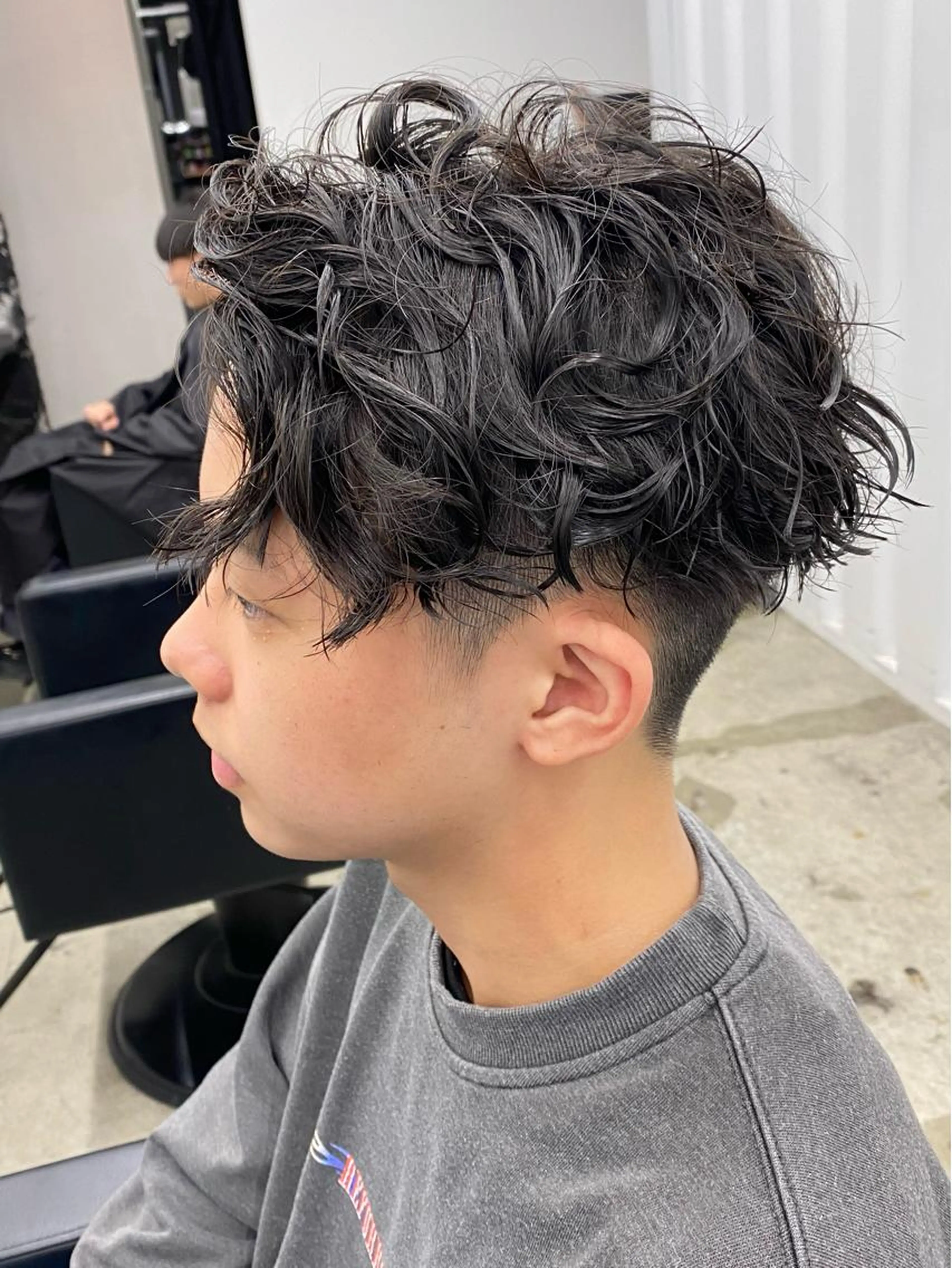 メンズカット+スパイラルパーマ(ツイスト)の写真