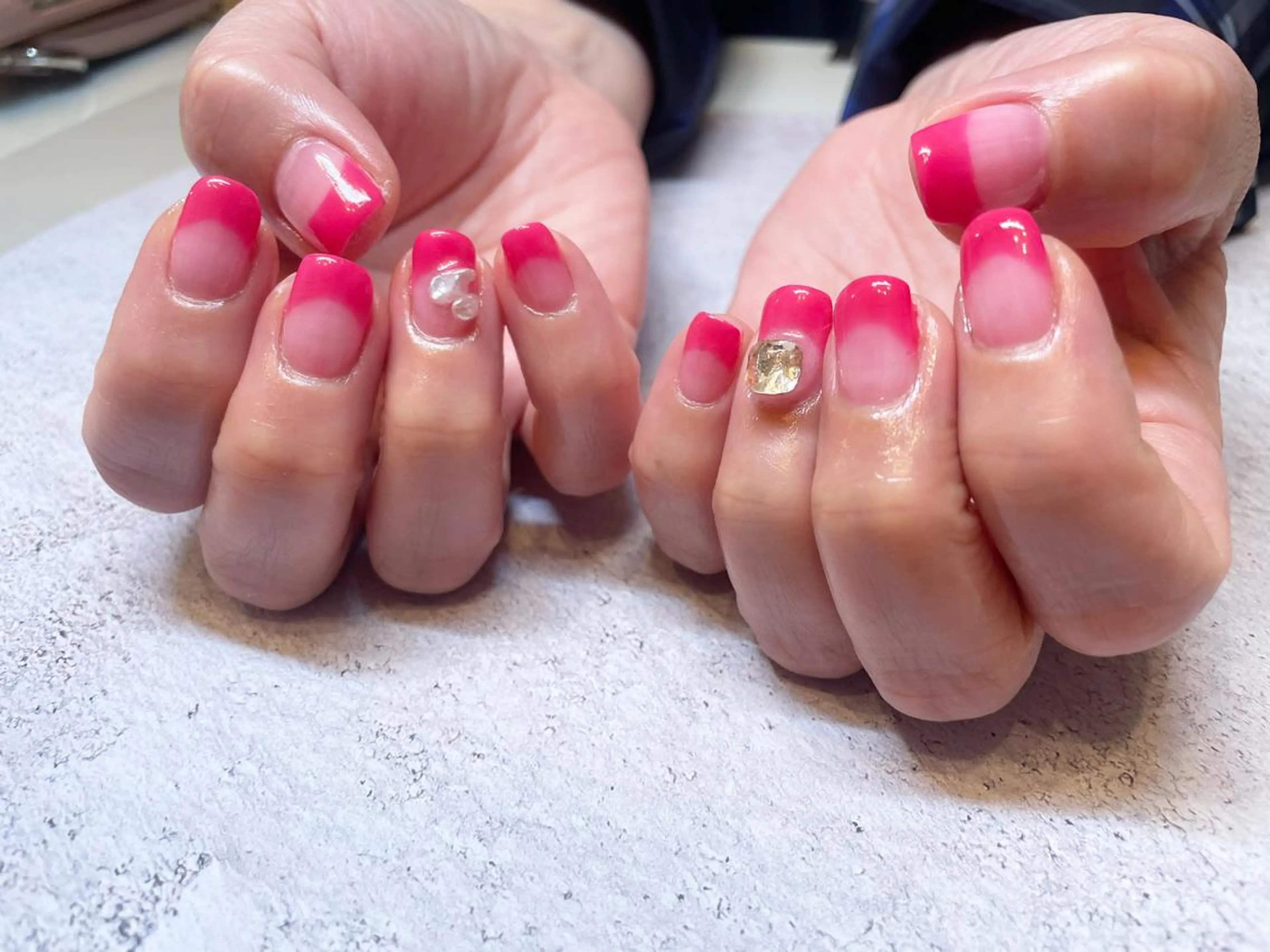 ネイル ピンク salon te.のネイルデザイン