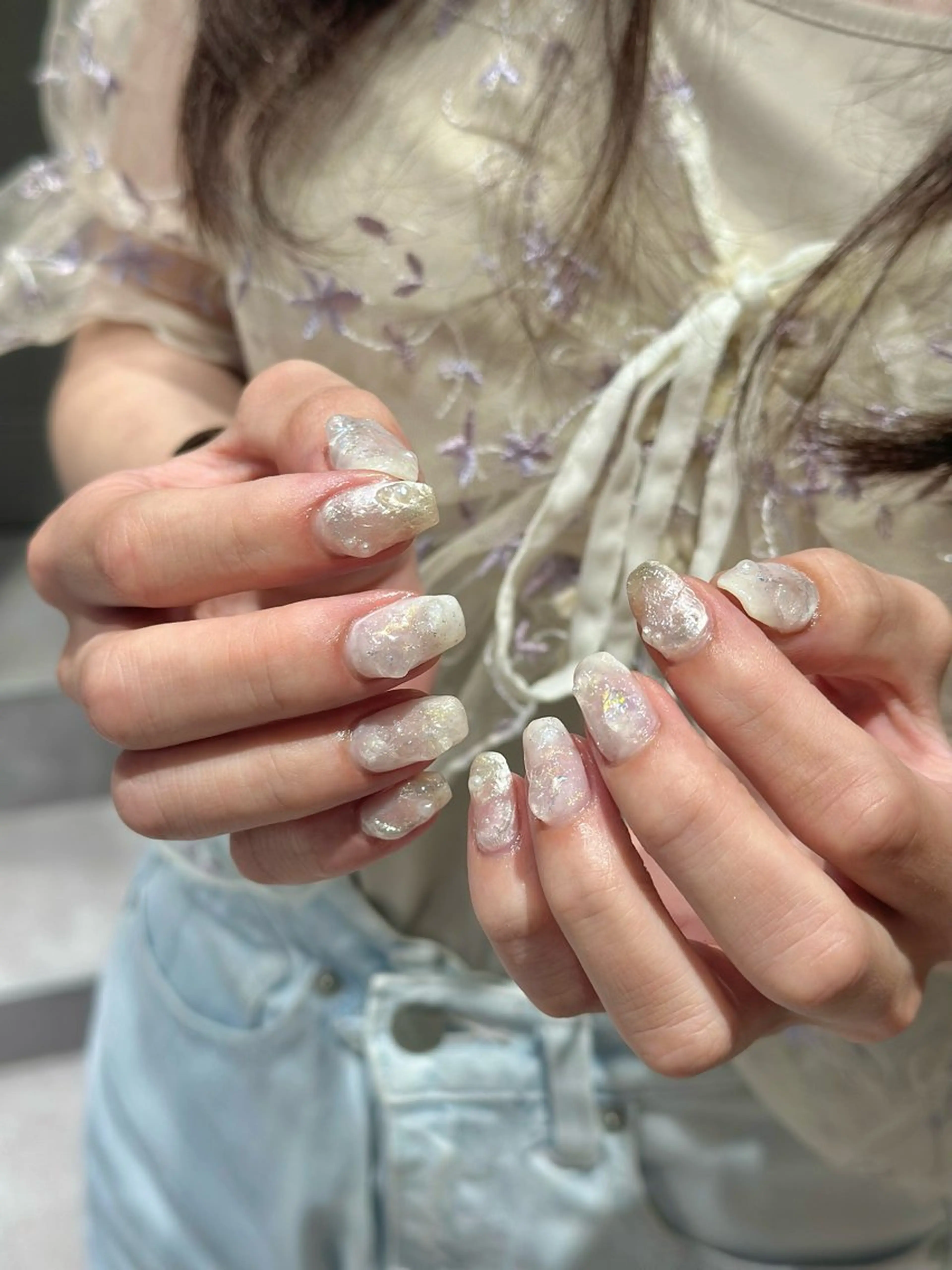 ネイル ホワイト torom yukiのネイルデザイン