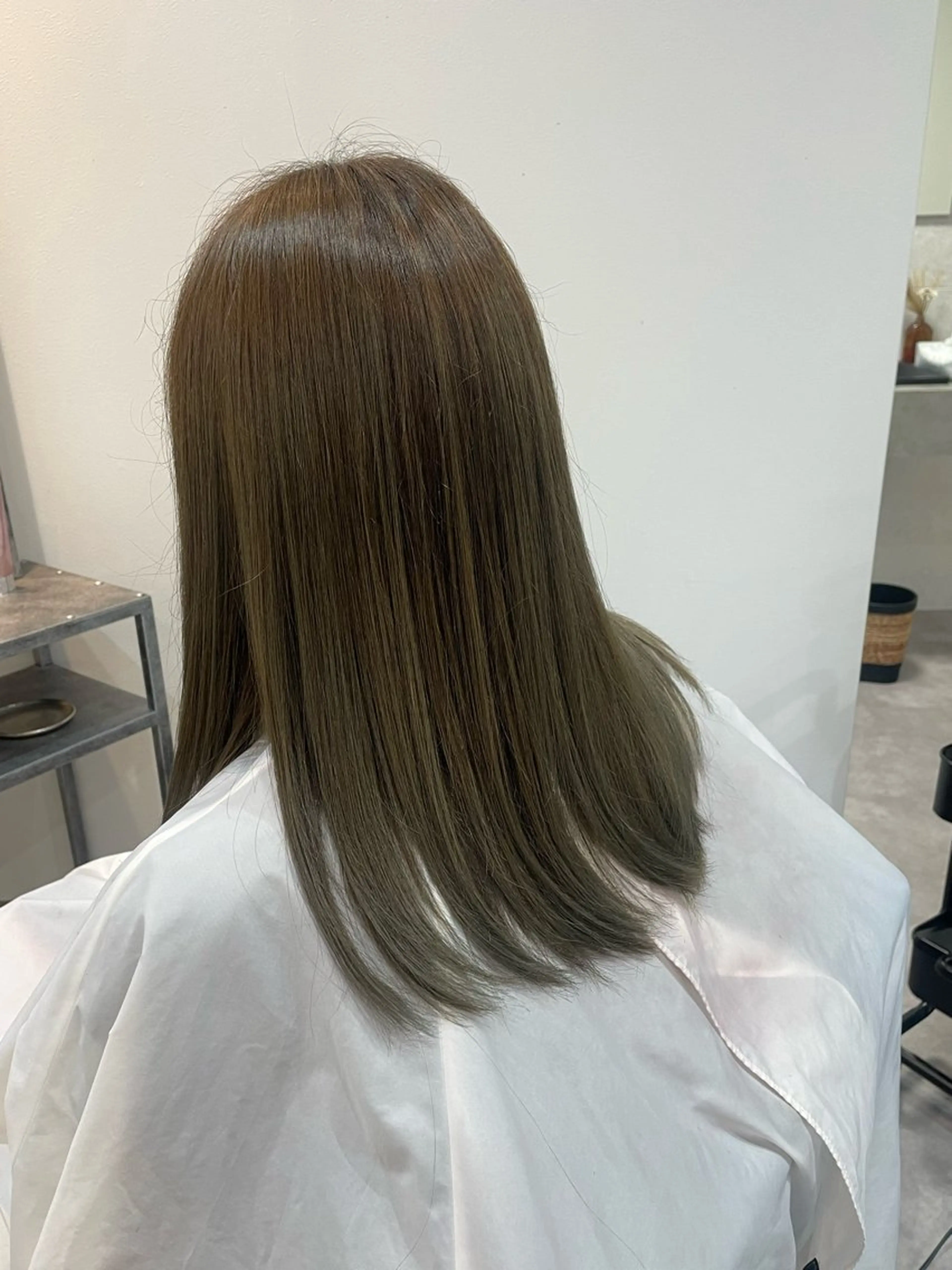 セミロング カラー 谷山清和 ゆうやのヘアスタイル
