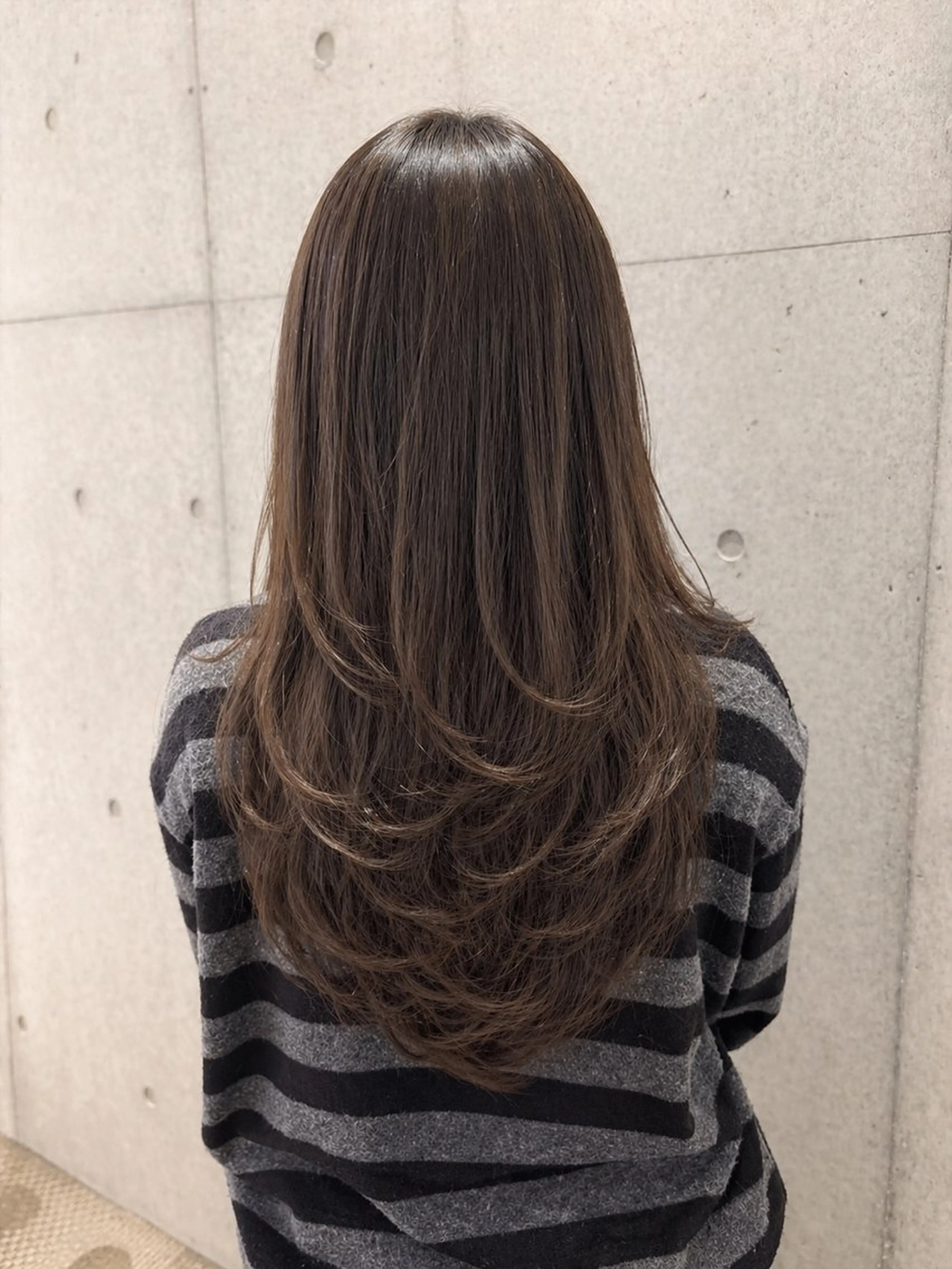 ロング カット 南 菜花のヘアスタイル