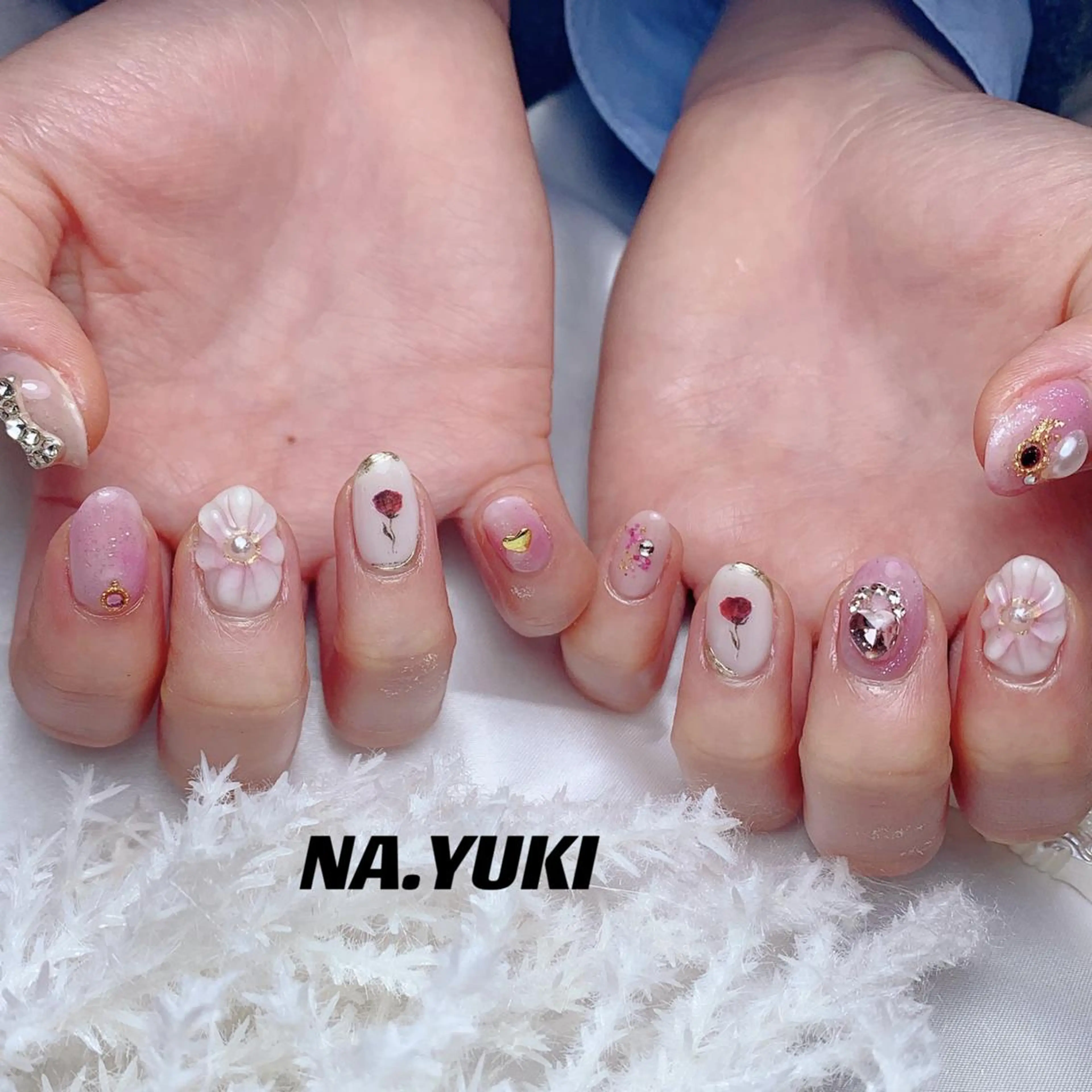 ネイル ハンドネイル 🎀 moo~ 🎀のネイルデザイン