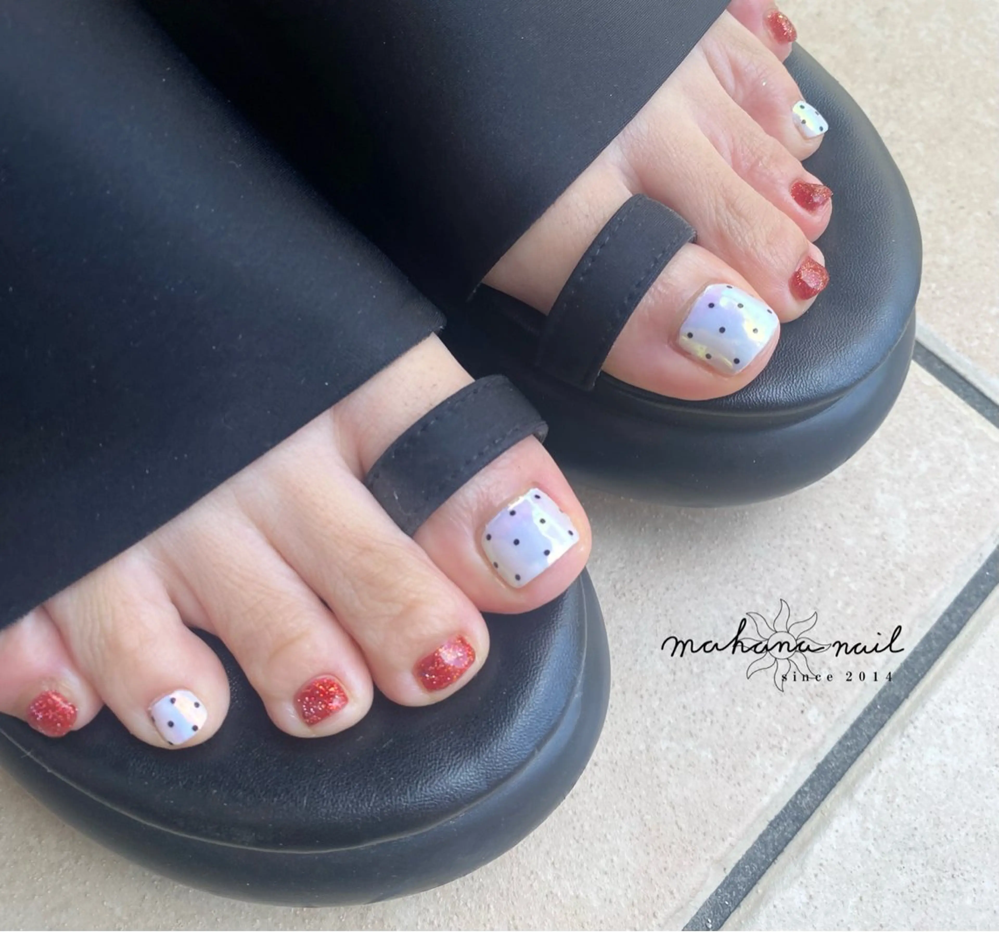 ネイル フットネイル mahana nailのネイルデザイン