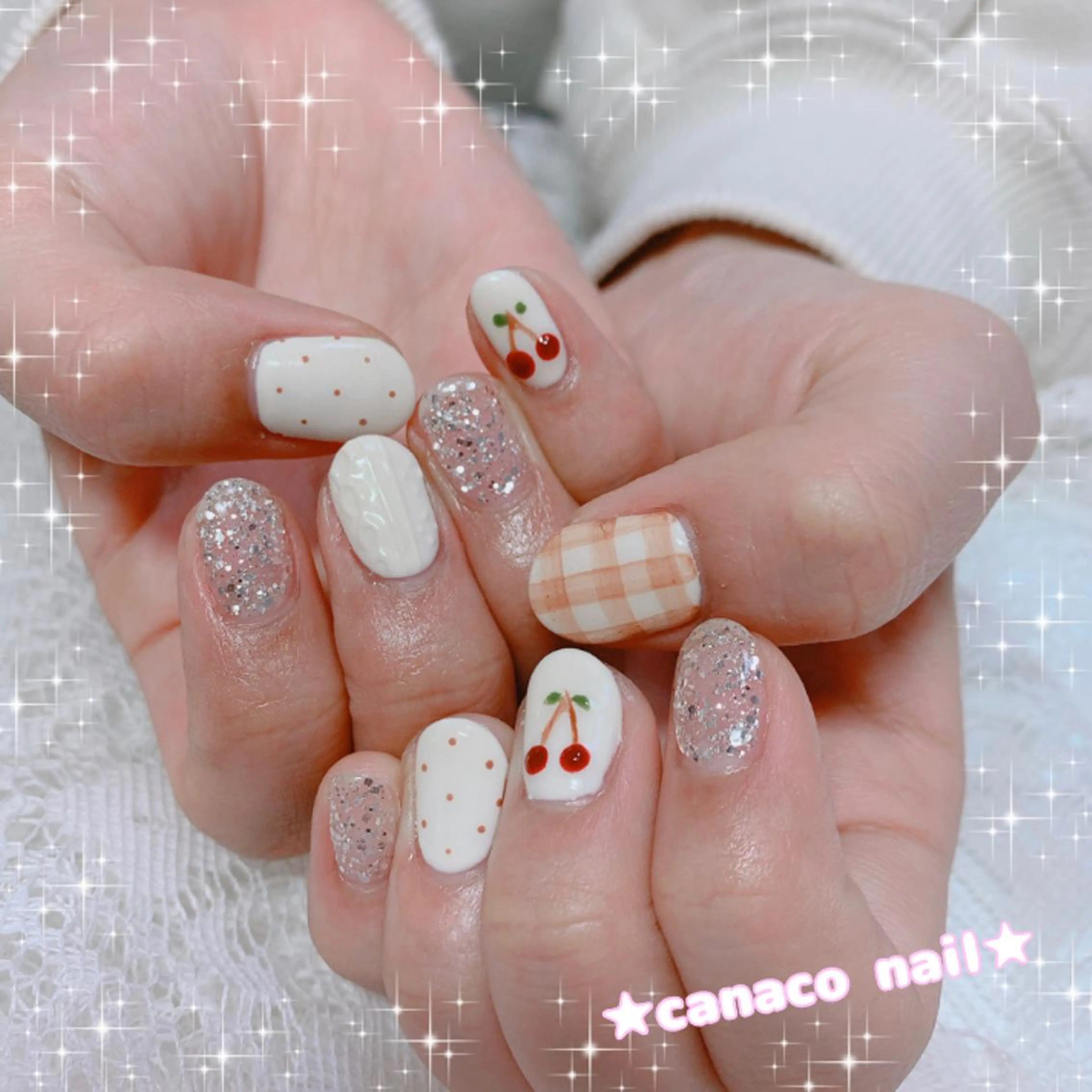 ネイル アートネイル ジェルネイル ラメ(グリッター) パラジェル ストーンネイル Felice所属・ベテランネイル cnc  nailのネイルデザイン