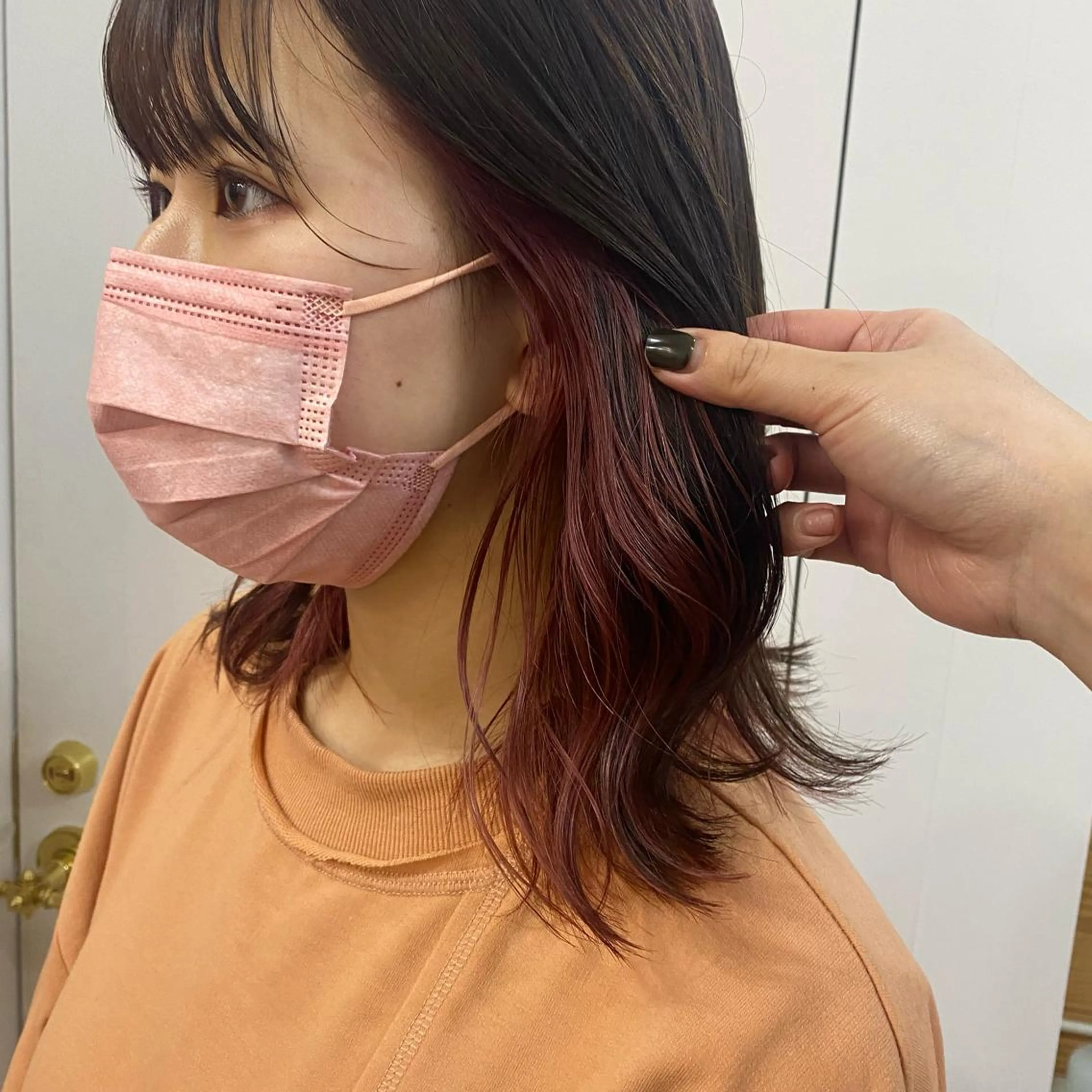 ミディアム カラー 🪭risa 暖色/レイヤー🪭のヘアスタイル