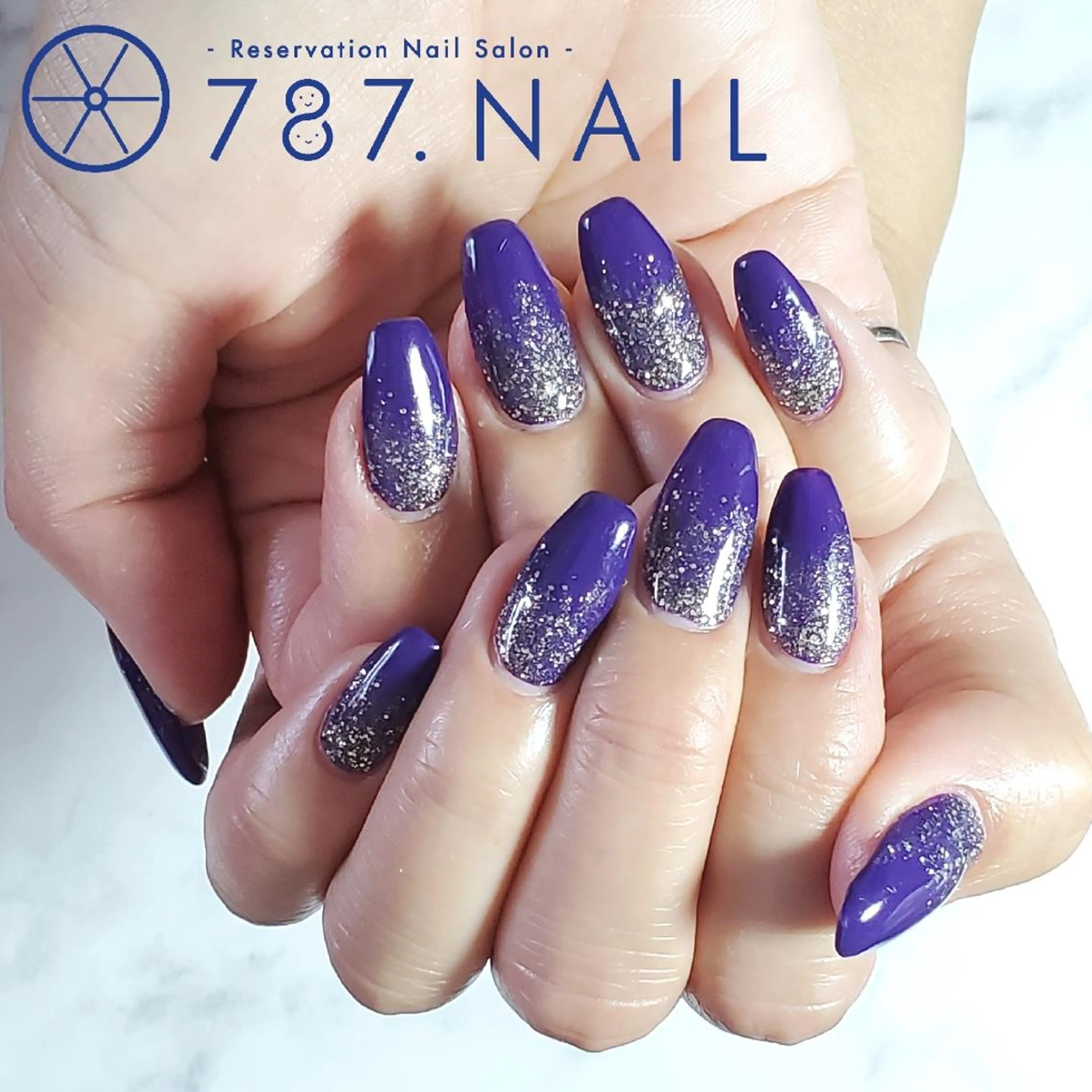 ネイル グラデーション キラキラネイル ラメ(グリッター) ハンドネイル 787.Nail所属・787.Nail♡ Madoka.Kのネイルデザイン