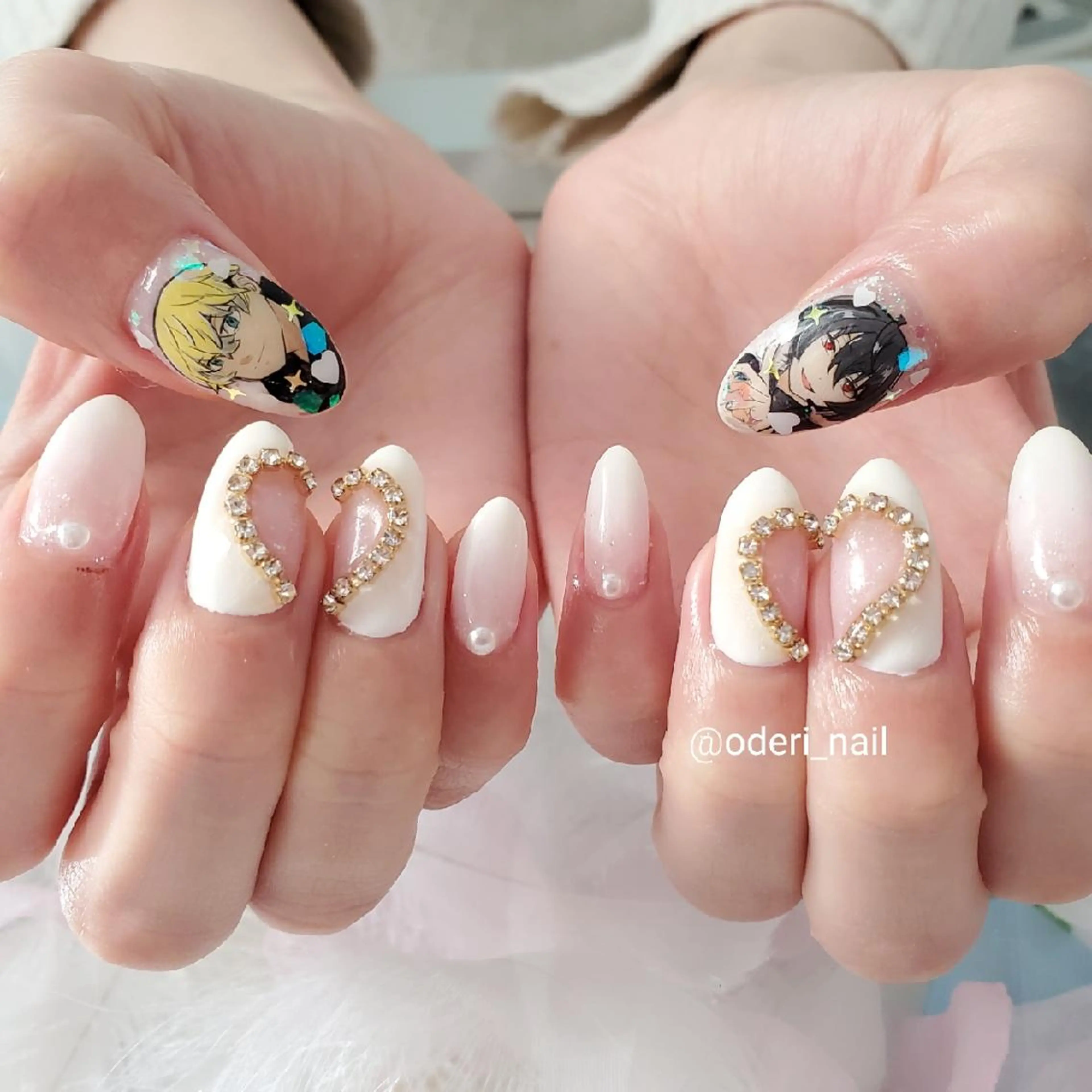 ネイル アートネイル ジェルネイル 冬ネイル おで@ oderi_nailのネイルデザイン
