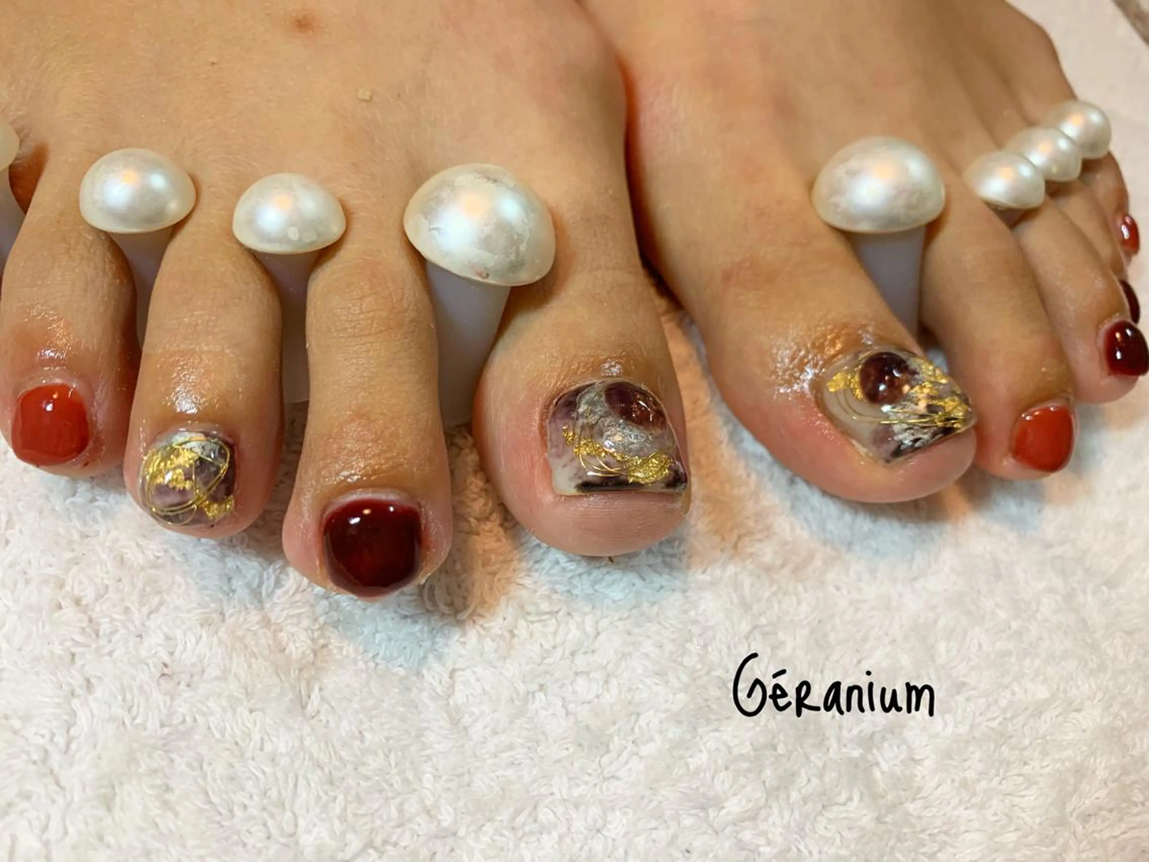 ネイル ハンドネイル GéRanium Harukaのネイルデザイン