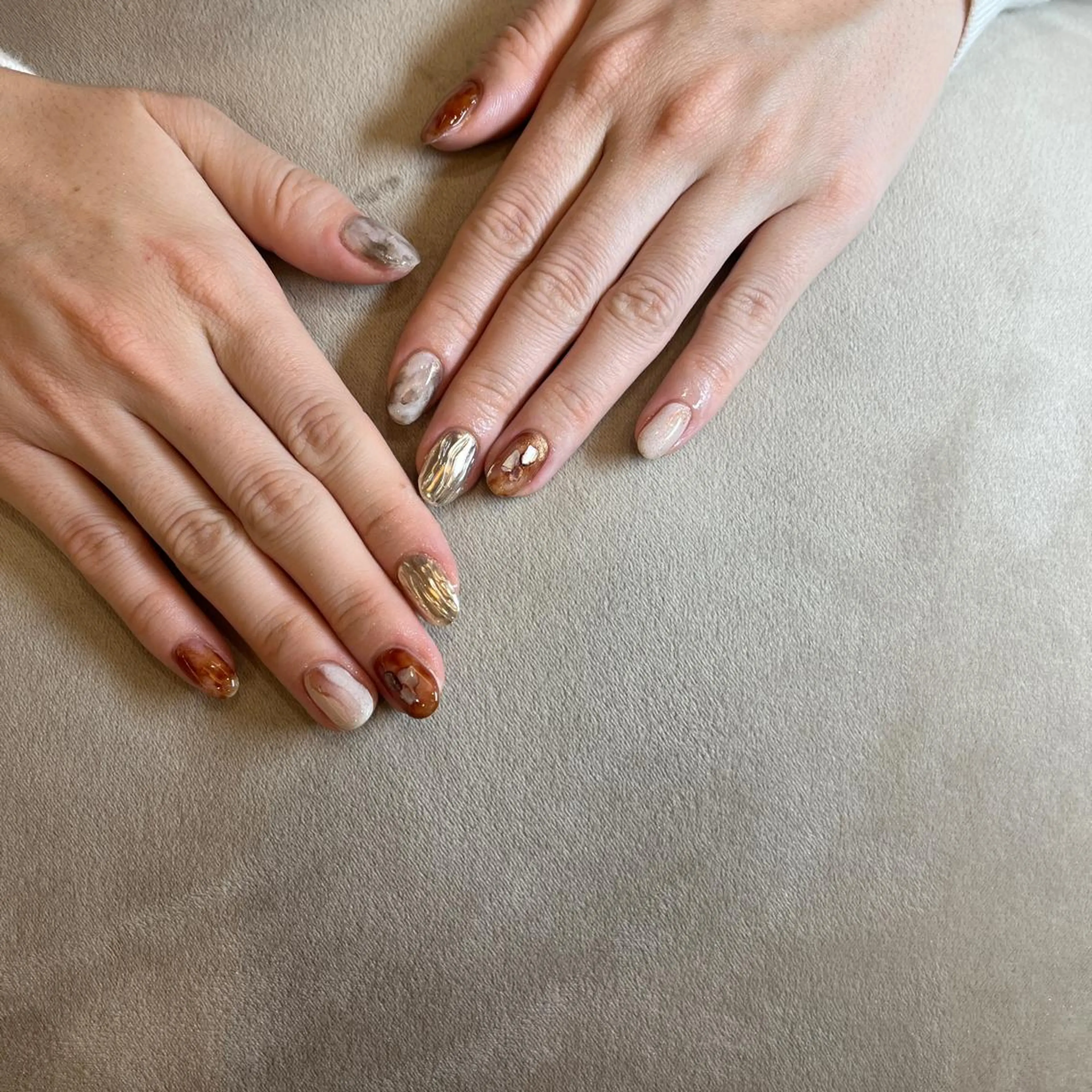 ネイル フリーランス¨̮⃝ ネイリストOKADAのネイルデザイン