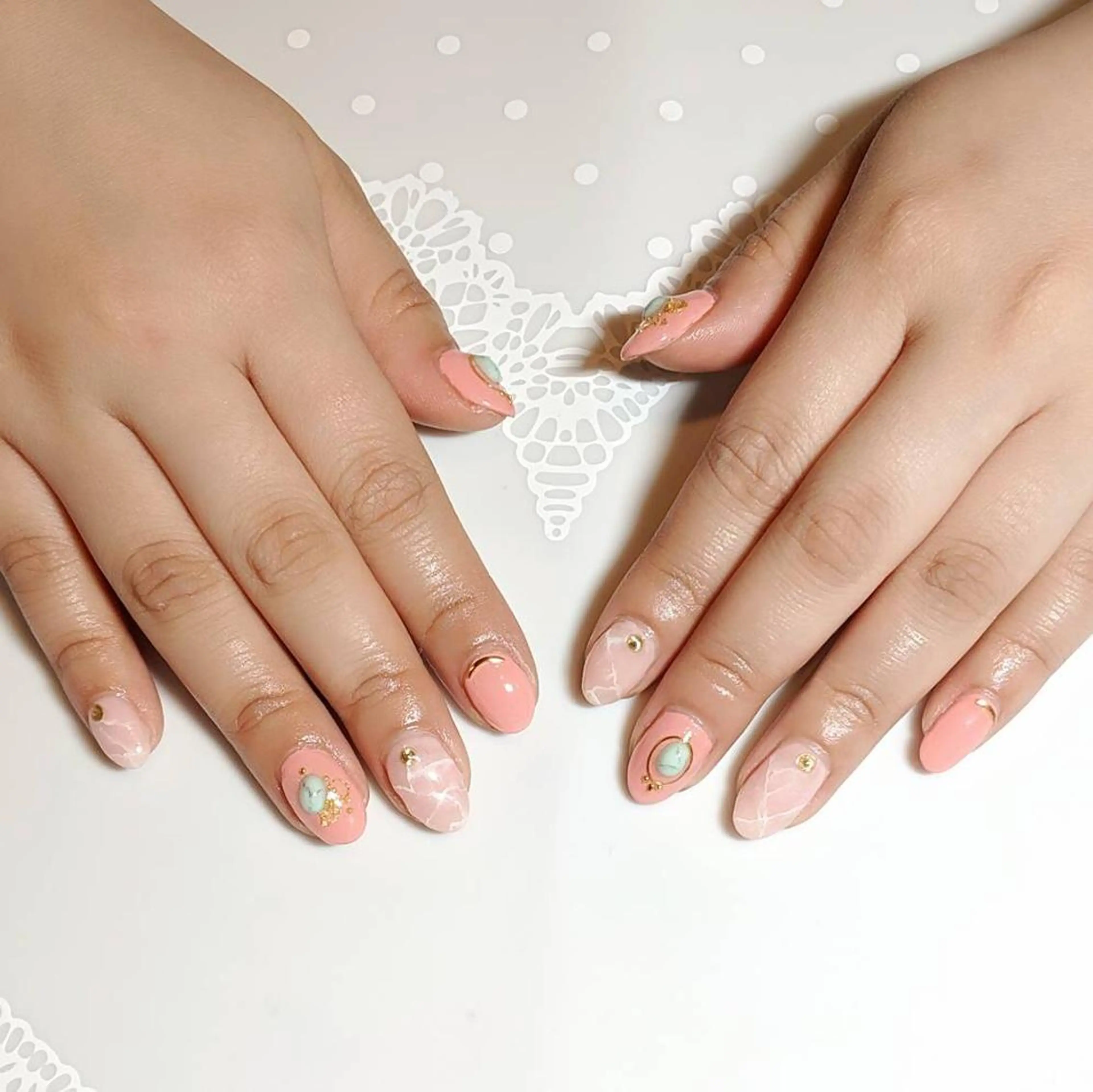 ネイル ピンク milly nail （予約担当)のネイルデザイン