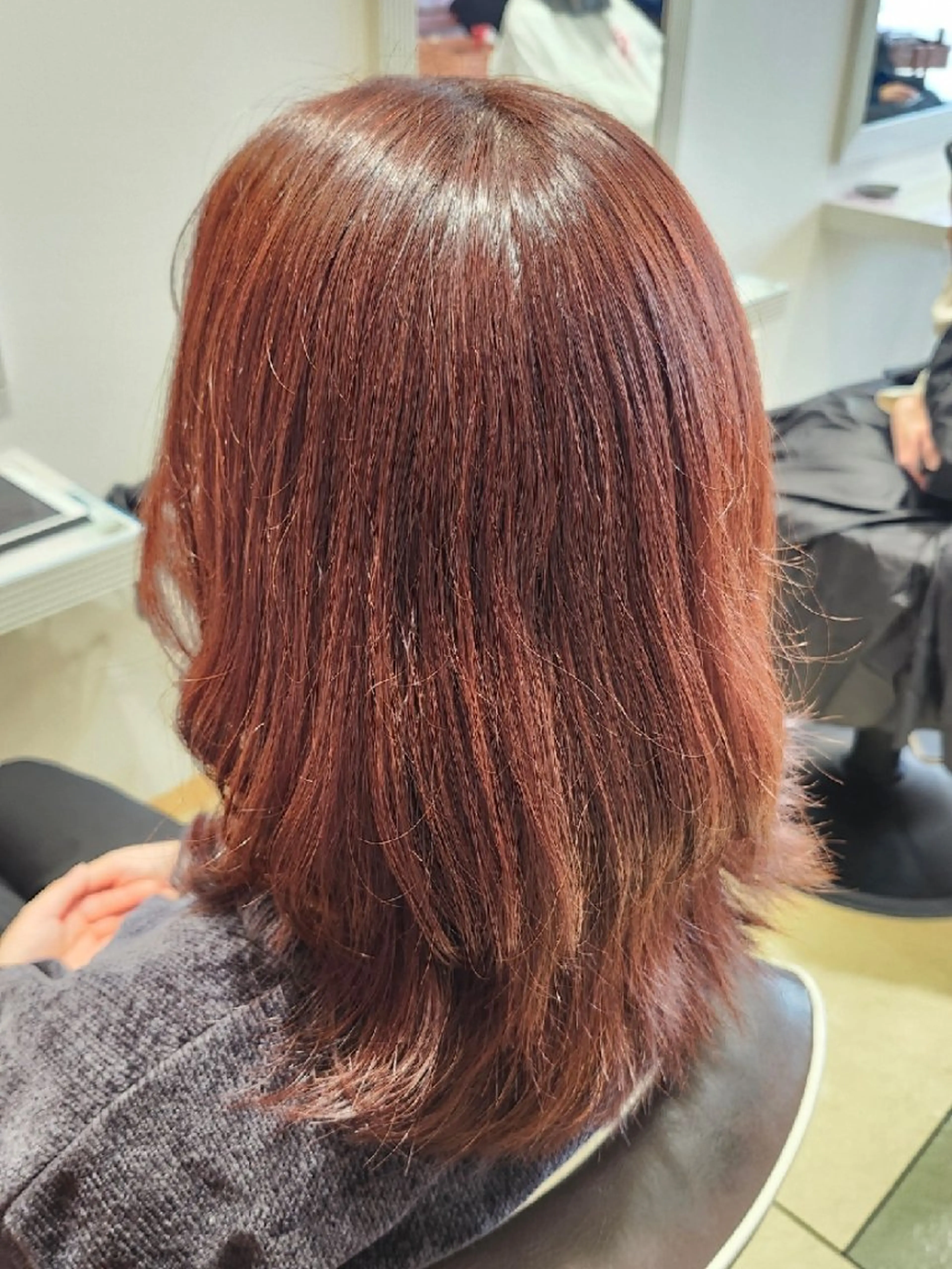 セミロング 暖色カラー/髪質改善 /メンズ🧡莉南のヘアスタイル