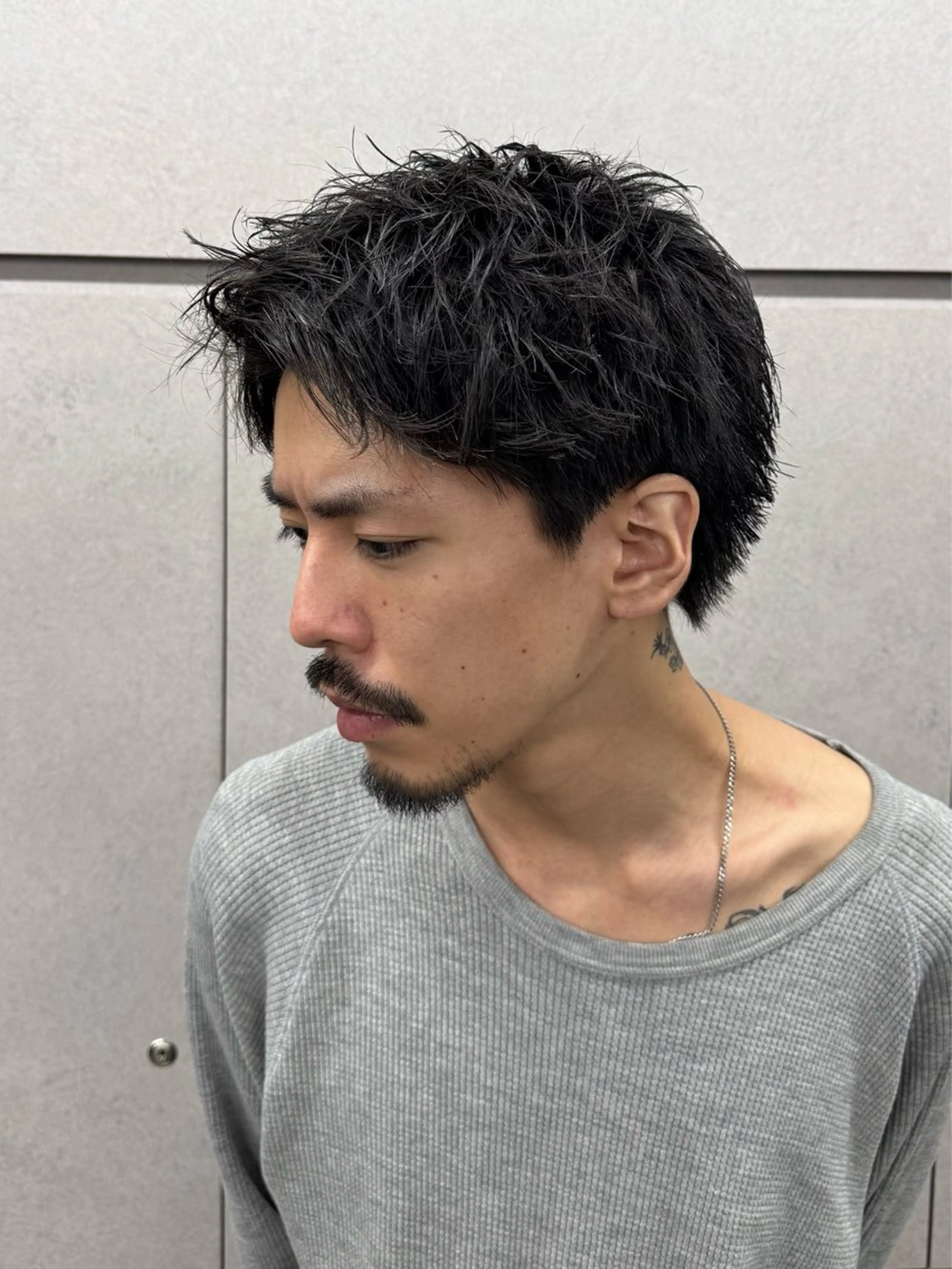 メンズ 似合わせカット/ ハイトーン/aoiのヘアスタイル